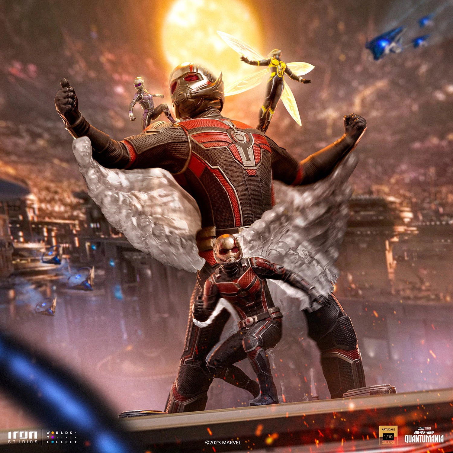 Iron Studios 1/10 Deluxe Art Scale Ant - Man and the Wasp Statue from Quantumania