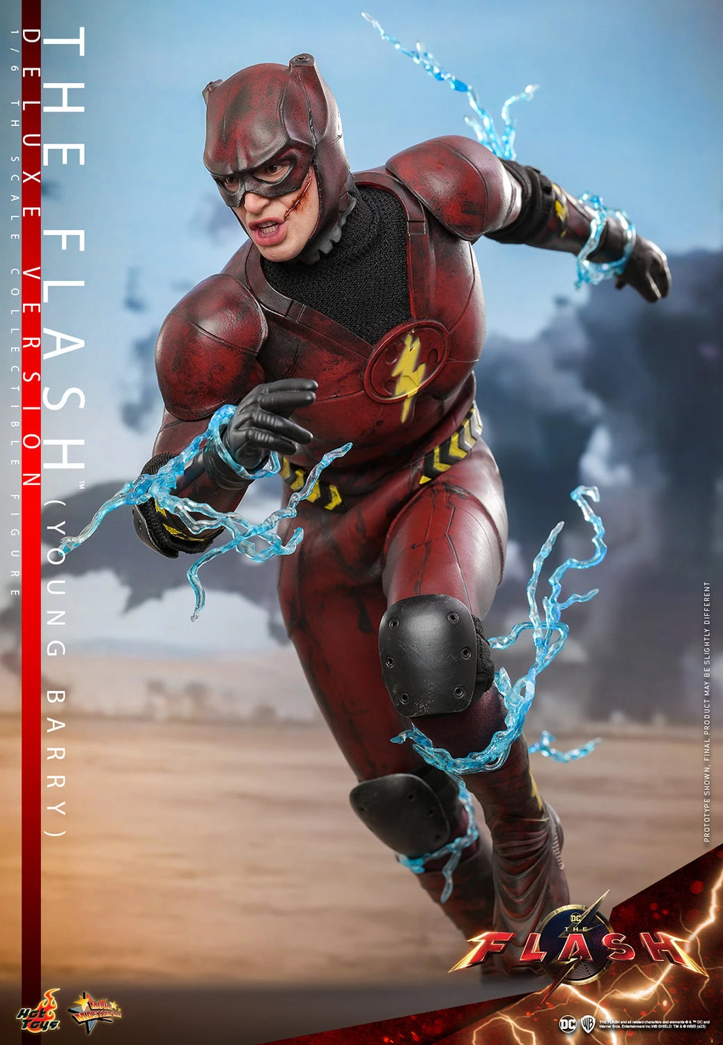 Hot Toys Deluxe 1/6th Scale Collectible Figure of The Flash Movie's Young Barry Allen