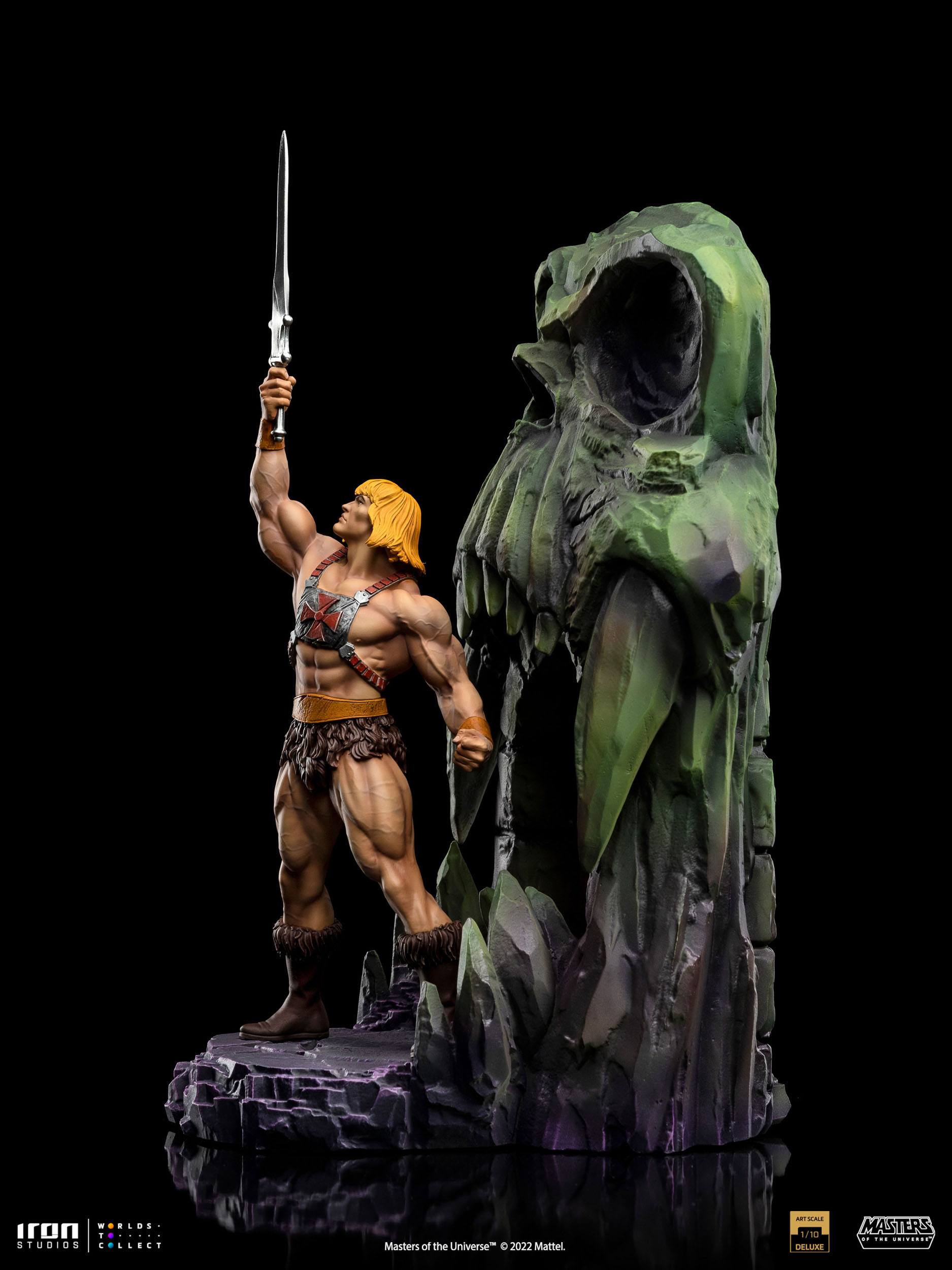 Iron Studios High - Quality 1/10 Deluxe Art Scale Collectible Statue of He - Man from Masters of the Universe