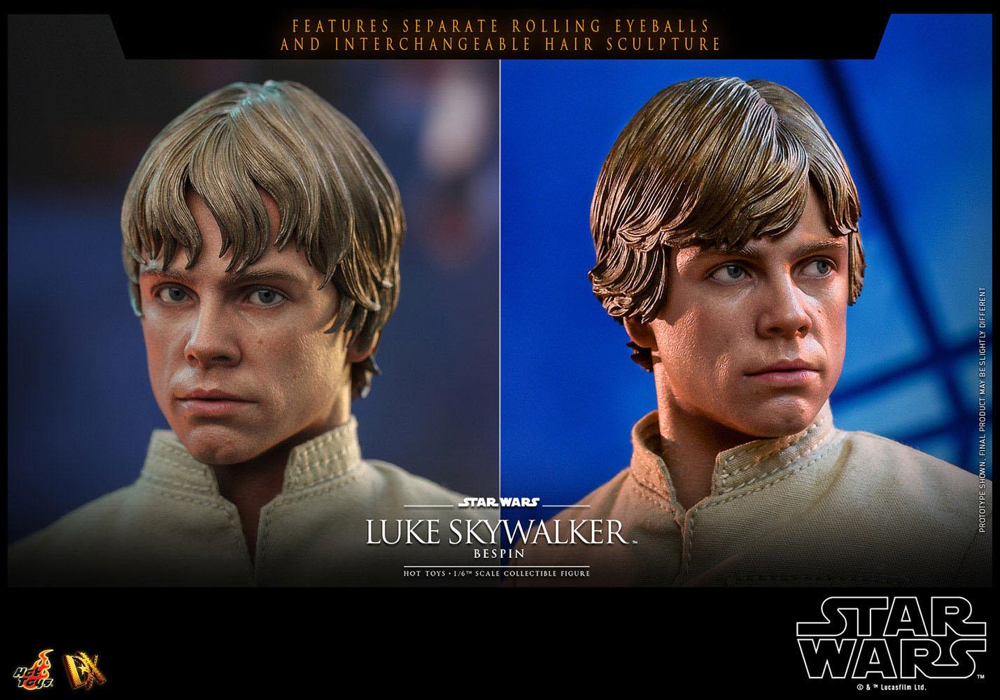 Hot Toys Star Wars: The Empire Strikes Back - Highly Detailed 1:6 Scale Collectible Figure of Luke Skywalker in Bespin Outfit