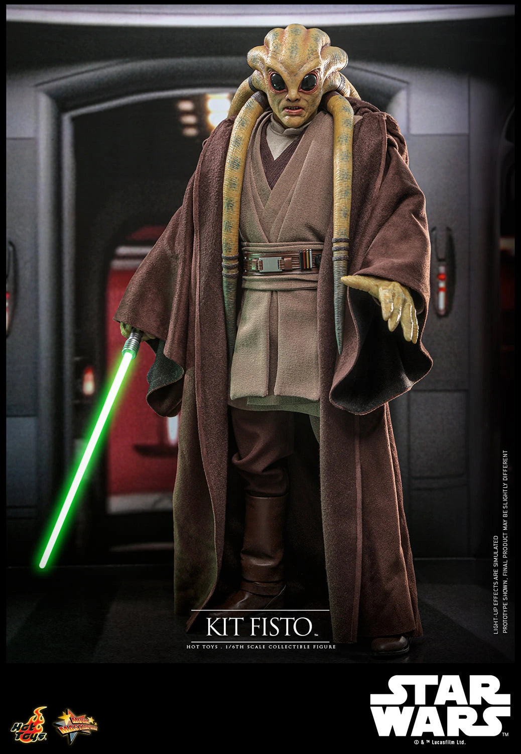 Hot Toys 1/6th Scale Collectible Star Wars Revenge of the Sith Kit Fisto Action Figure