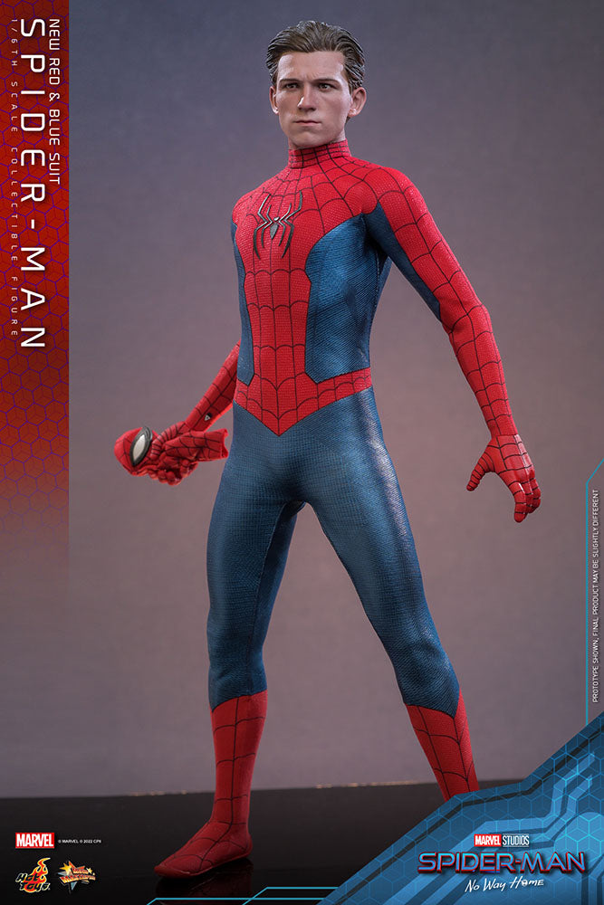 Hot Toys 1/6 Scale New Red and Blue Suit Spider-Man from No Way Home