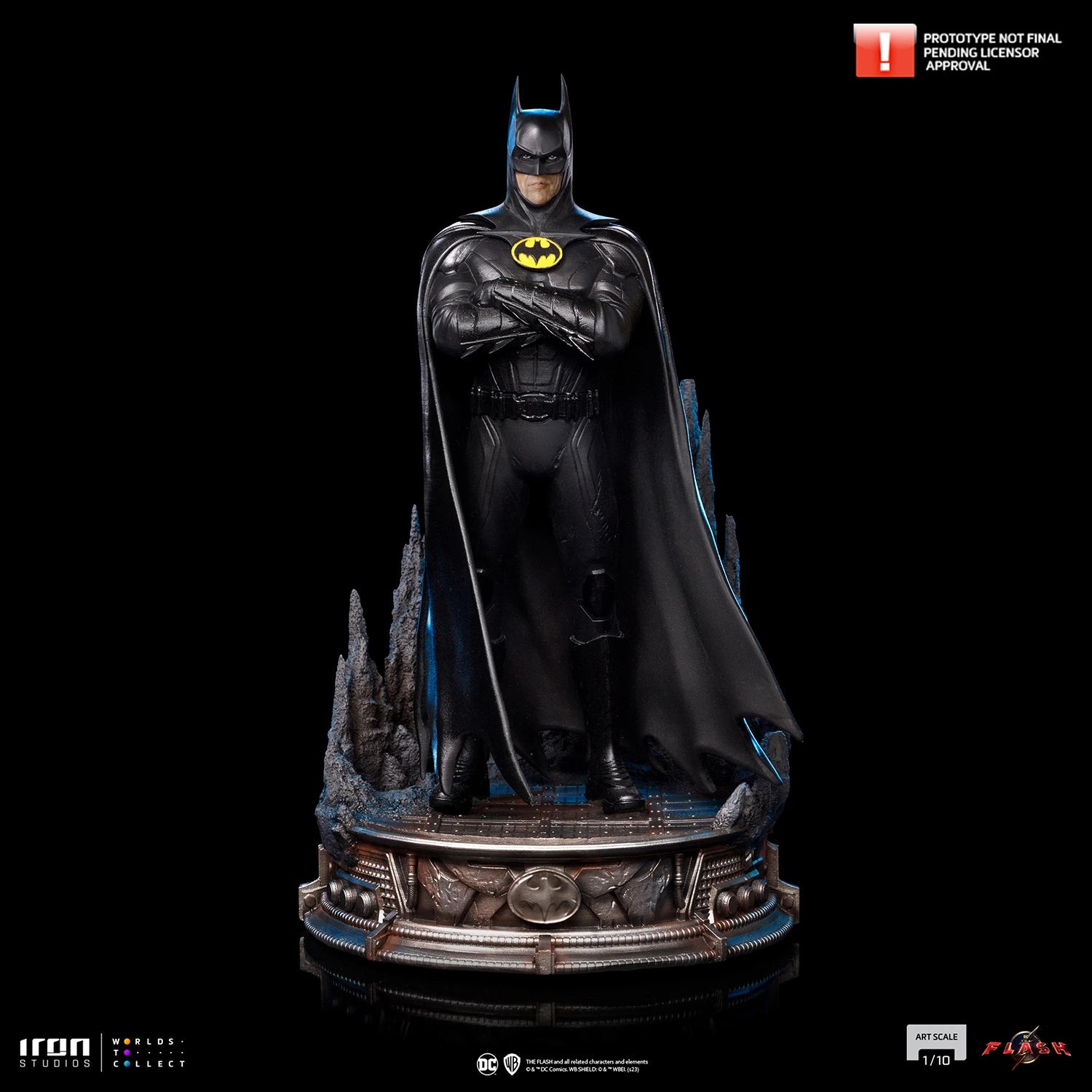 Iron Studios 1/10 Art Scale Limited Edition Michael Keaton Batman Statue from The Flash Movie