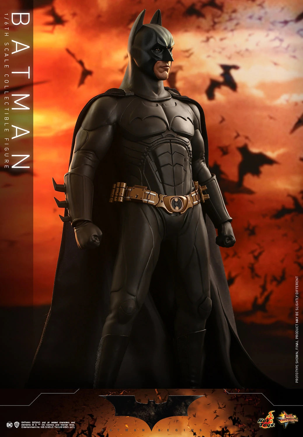 Hot Toys 1/6th Scale Collectible Figure of DC Batman from The Dark Knight and Batman Begins