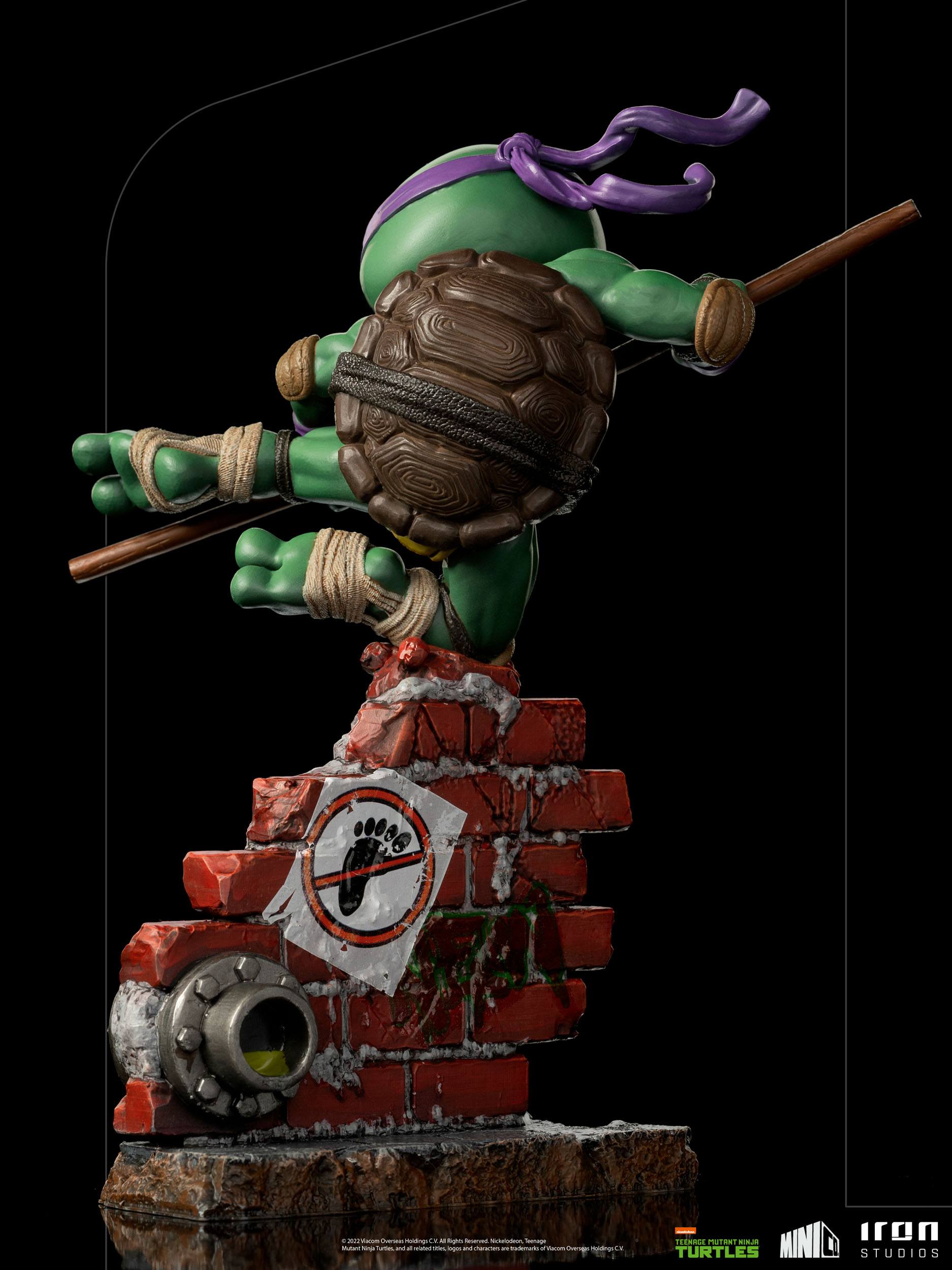 Iron Studios Collectible Mini Co. PVC Figure of Teenage Mutant Ninja Turtle Donatello