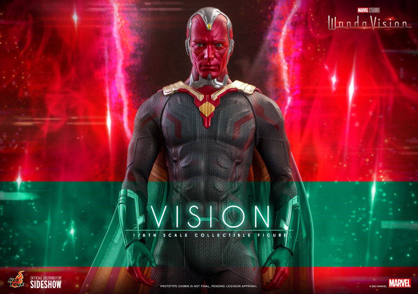 Hot Toys 1/6 Scale Marvel WandaVision Vision Collectible Figure