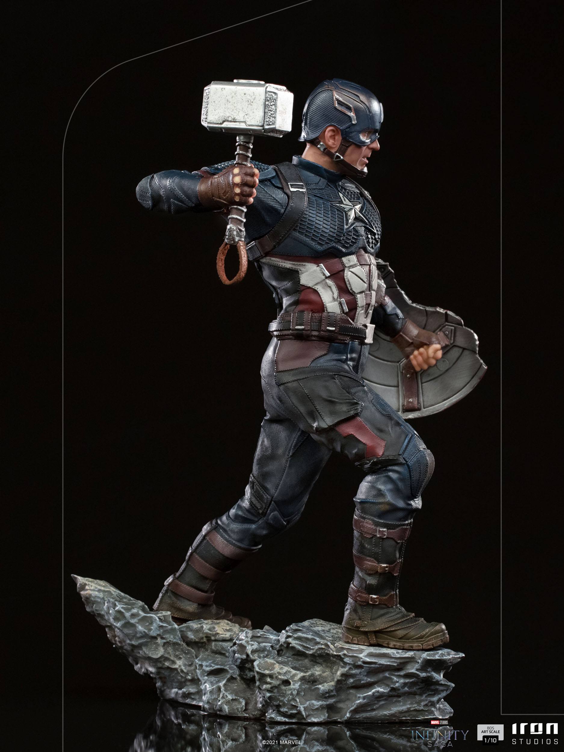 Iron Studios 1/10 Art Scale Marvel The Infinity Saga Captain America Statue