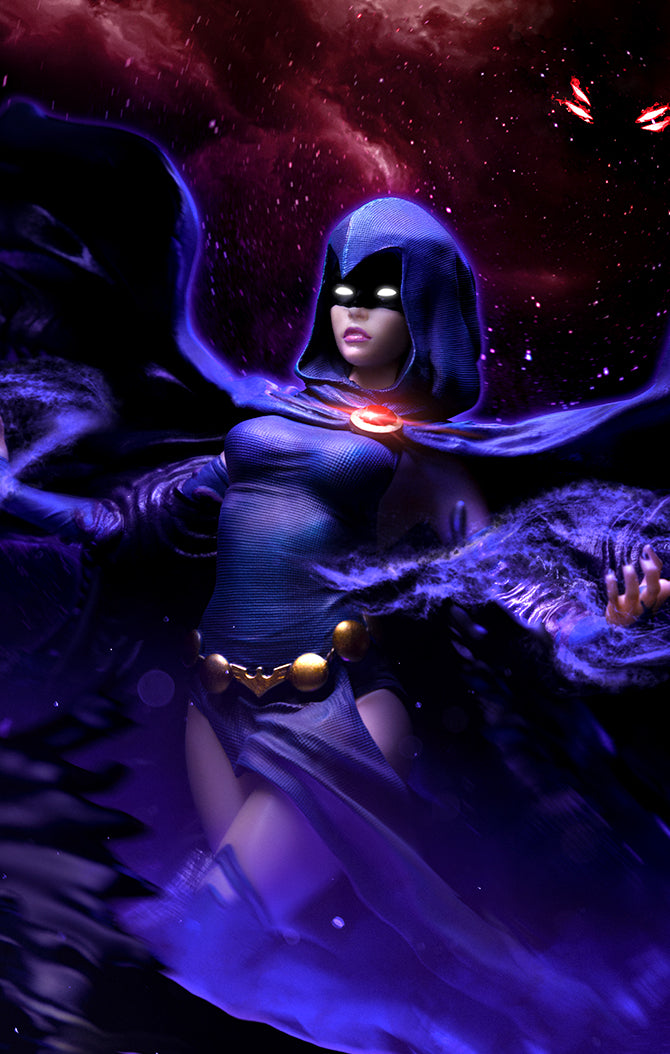 Iron Studios Limited Edition 1/10 Art Scale DC Comics Raven Statue