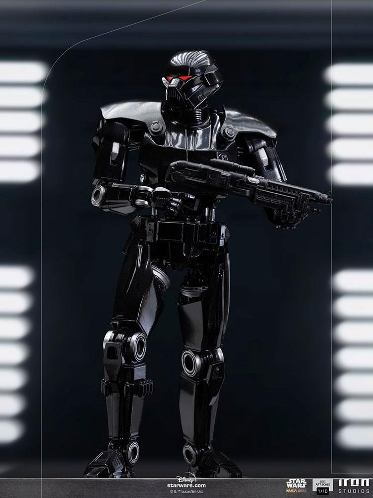 Iron Studios Collectible Star Wars The Mandalorian BDS 1/10 Art Scale Statue of the Fearsome Dark Trooper