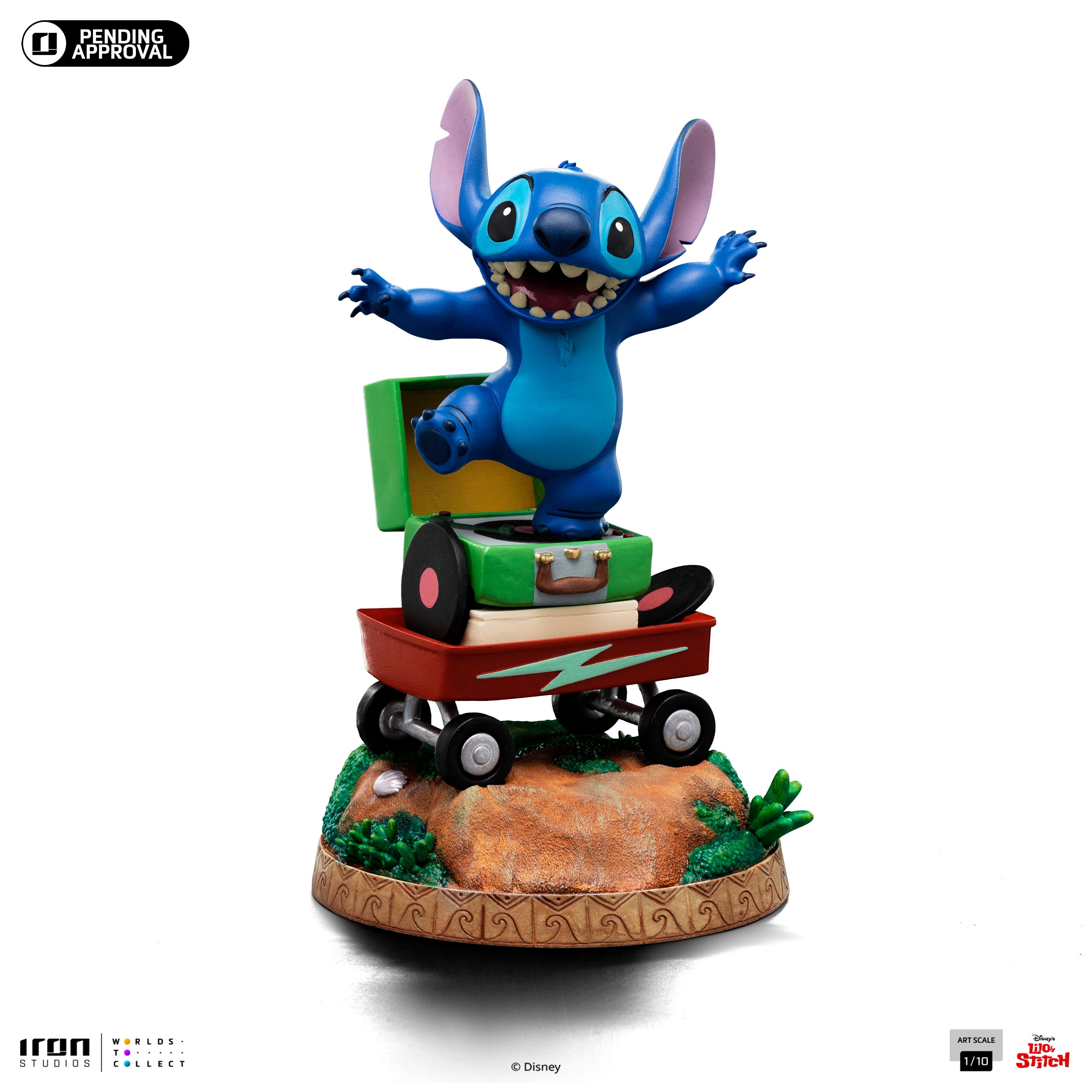 Iron Studios Limited Edition 1/10 Art Scale Stitch Statue from Lilo & Stitch