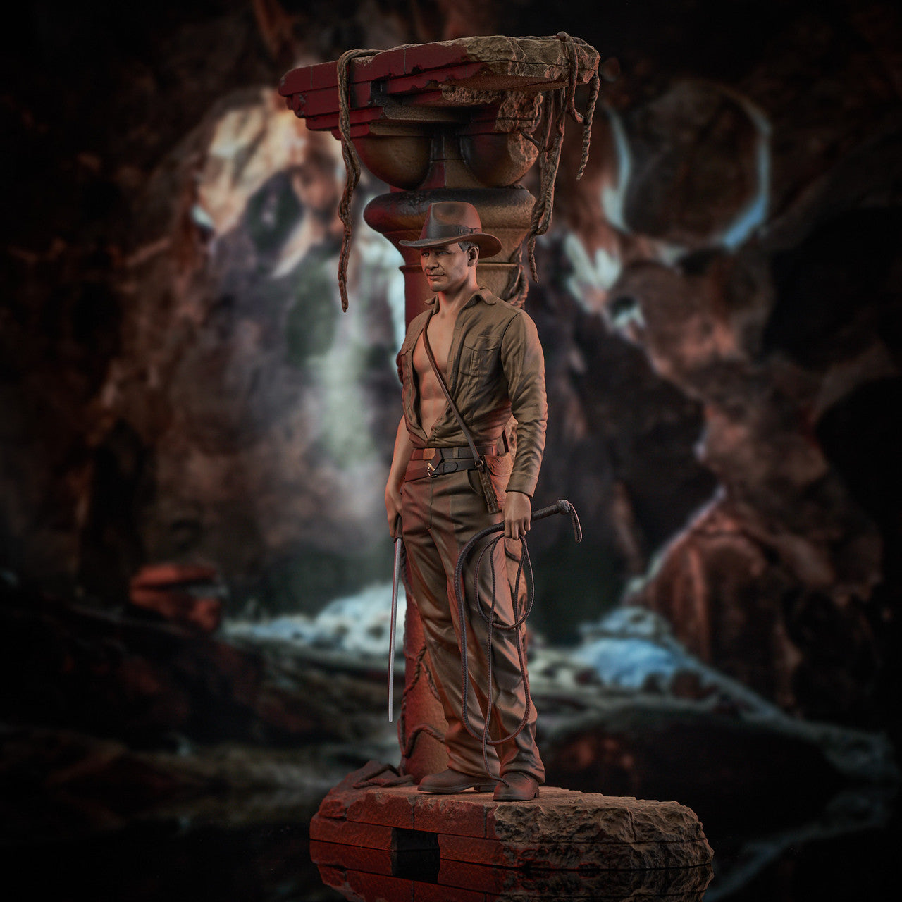 Limited Edition 1/7 Scale Indiana Jones Statue from Premier Collection of Temple of Doom