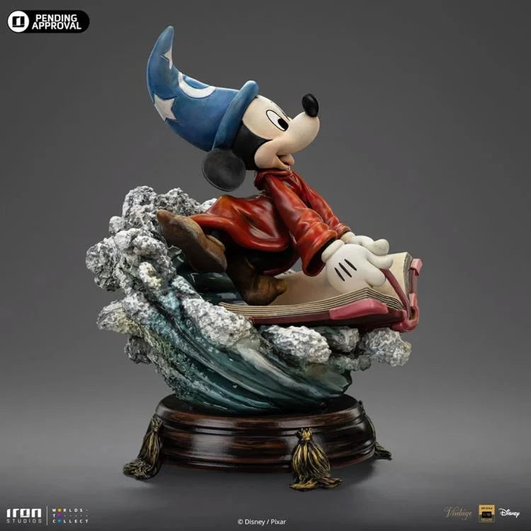 Iron Studios Limited Edition 1/10 Deluxe Art Scale Collectible Statue of Sorcerer Mickey from Disney's Fantasia