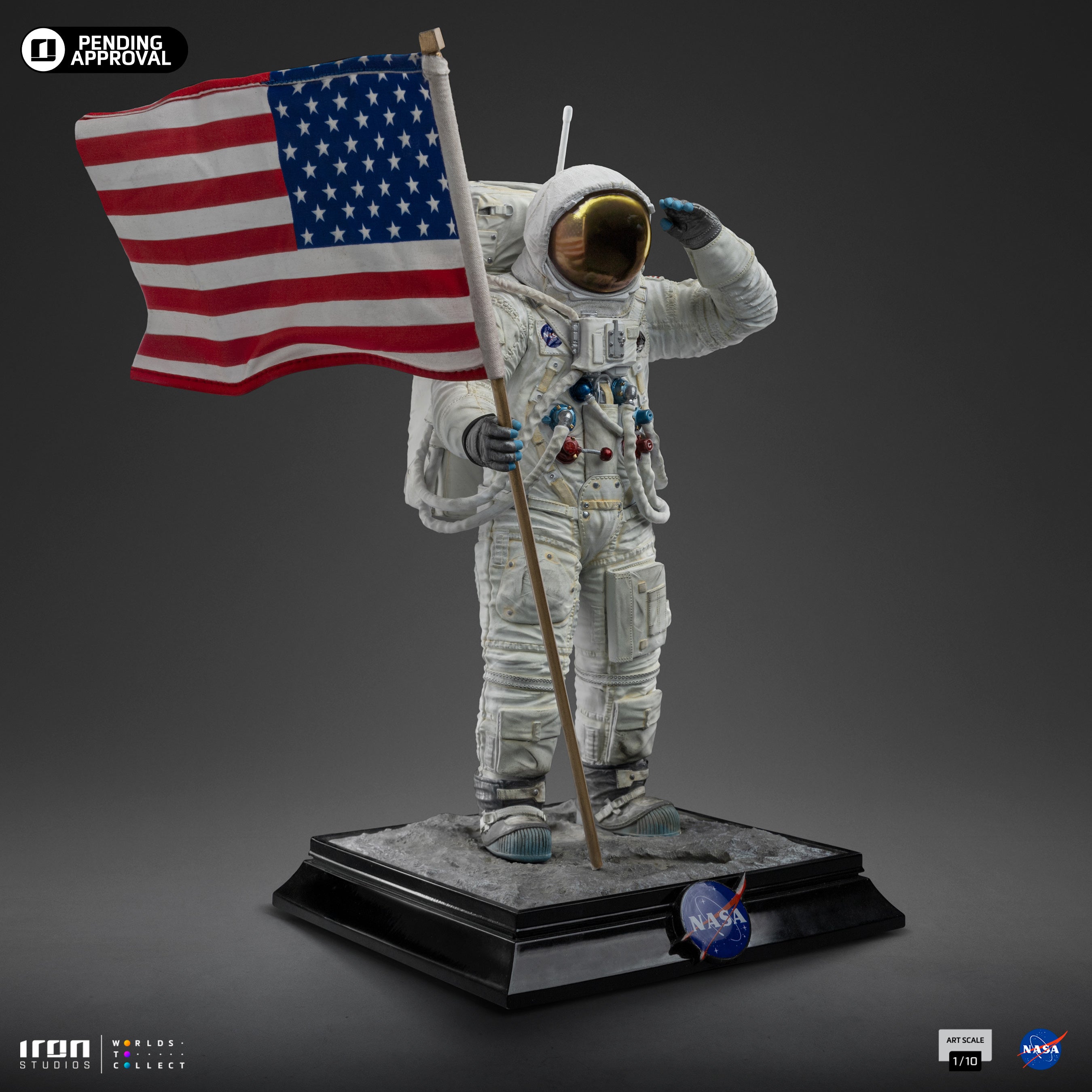 Iron Studios Limited Edition 1/10 Art Scale Apollo 11 Astronaut Statue