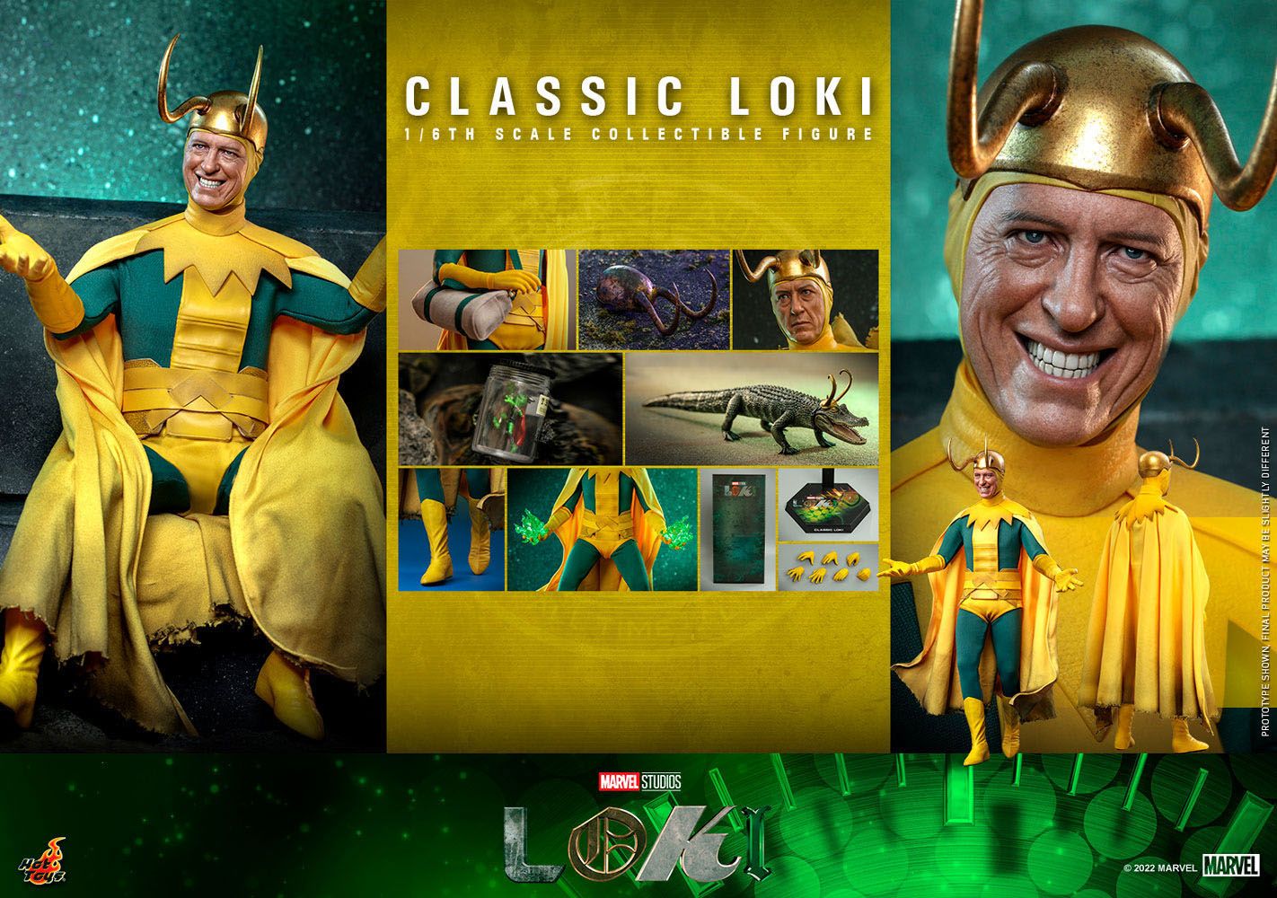 Hot Toys 1:6 Scale Classic Loki 31 cm Action Figure Collectible from Marvel's Loki Series