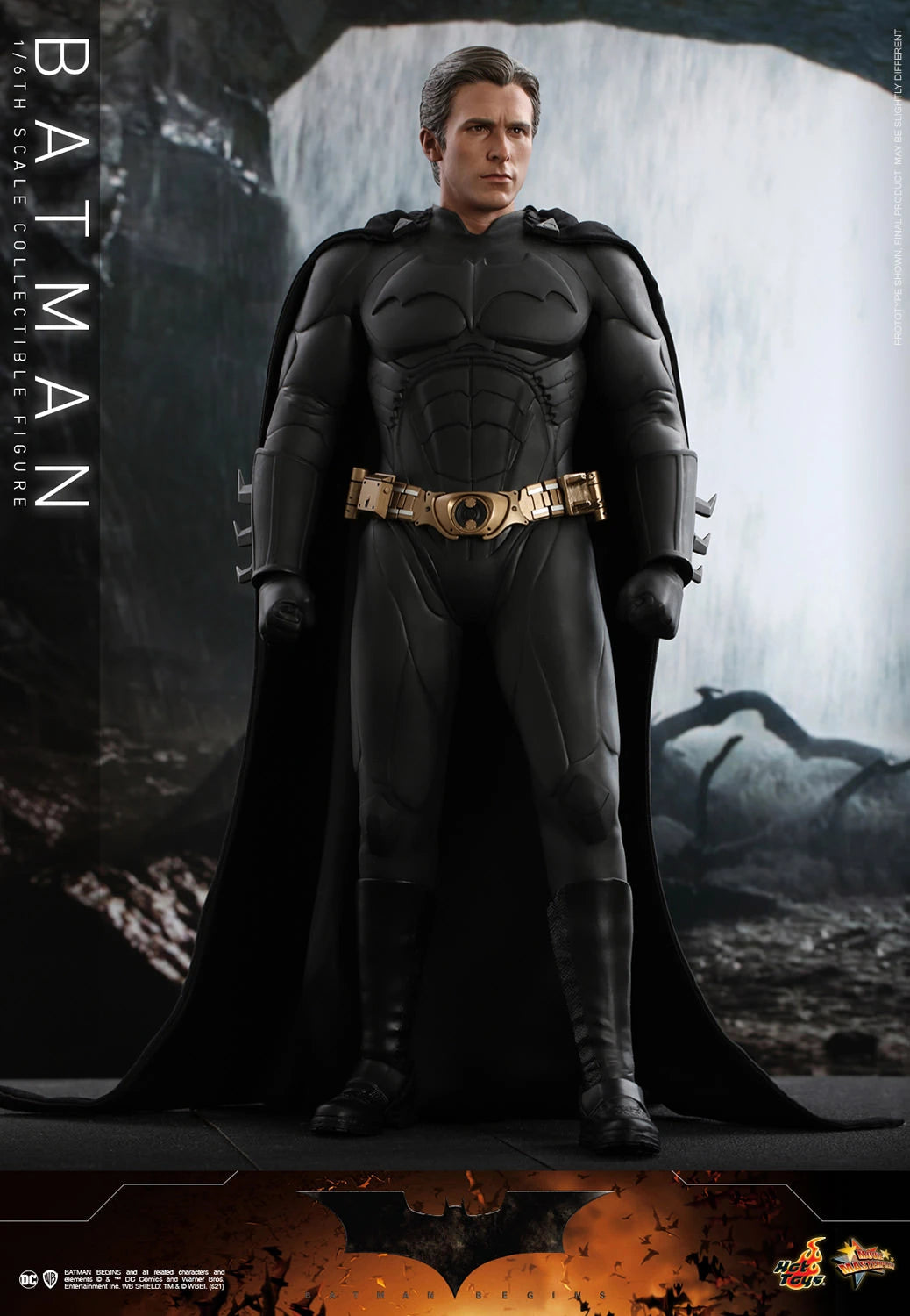 Hot Toys 1/6th Scale Collectible Figure of DC Batman from The Dark Knight and Batman Begins