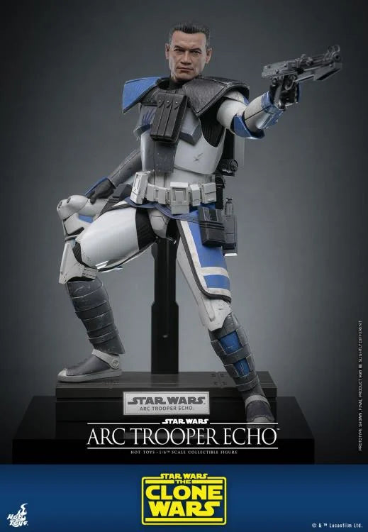 Hot Toys 1/6th Scale Collectible Star Wars The Clone Wars Action Figure - ARC Trooper Echo