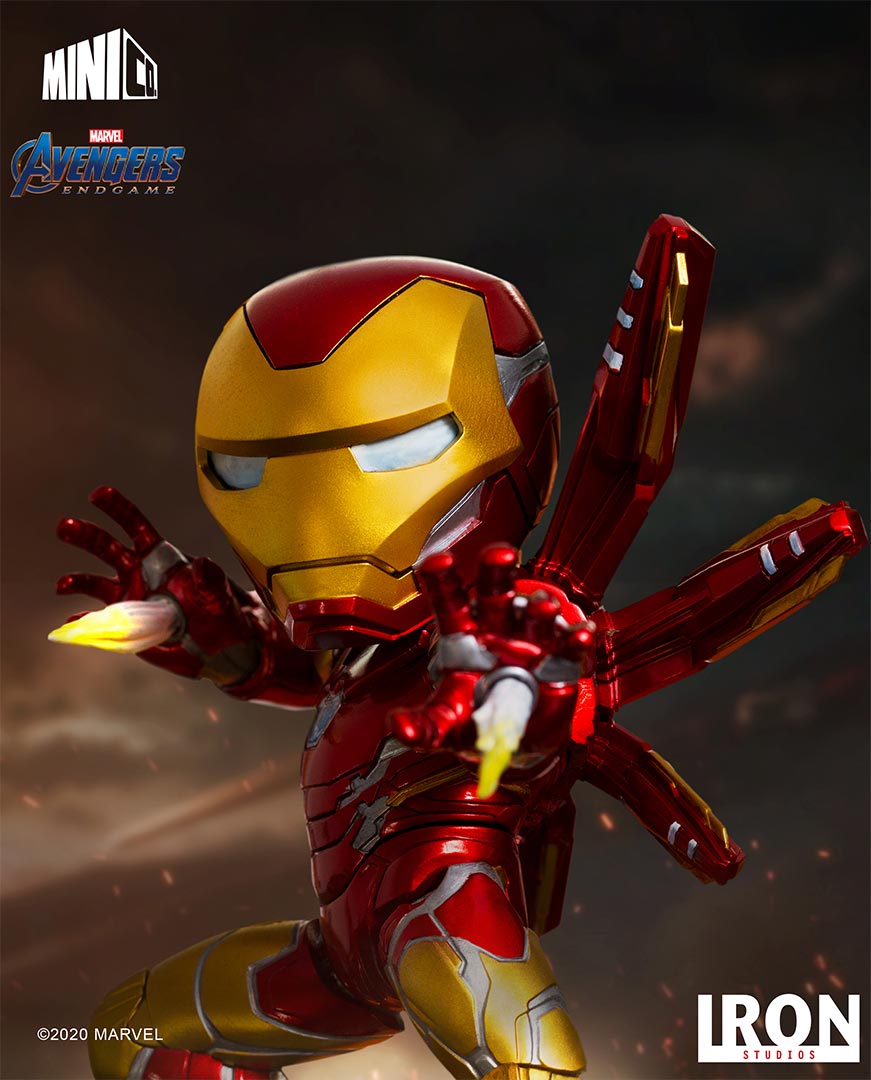 Iron Studios MiniCo Collectible Statue of Iron Man from Avengers Endgame