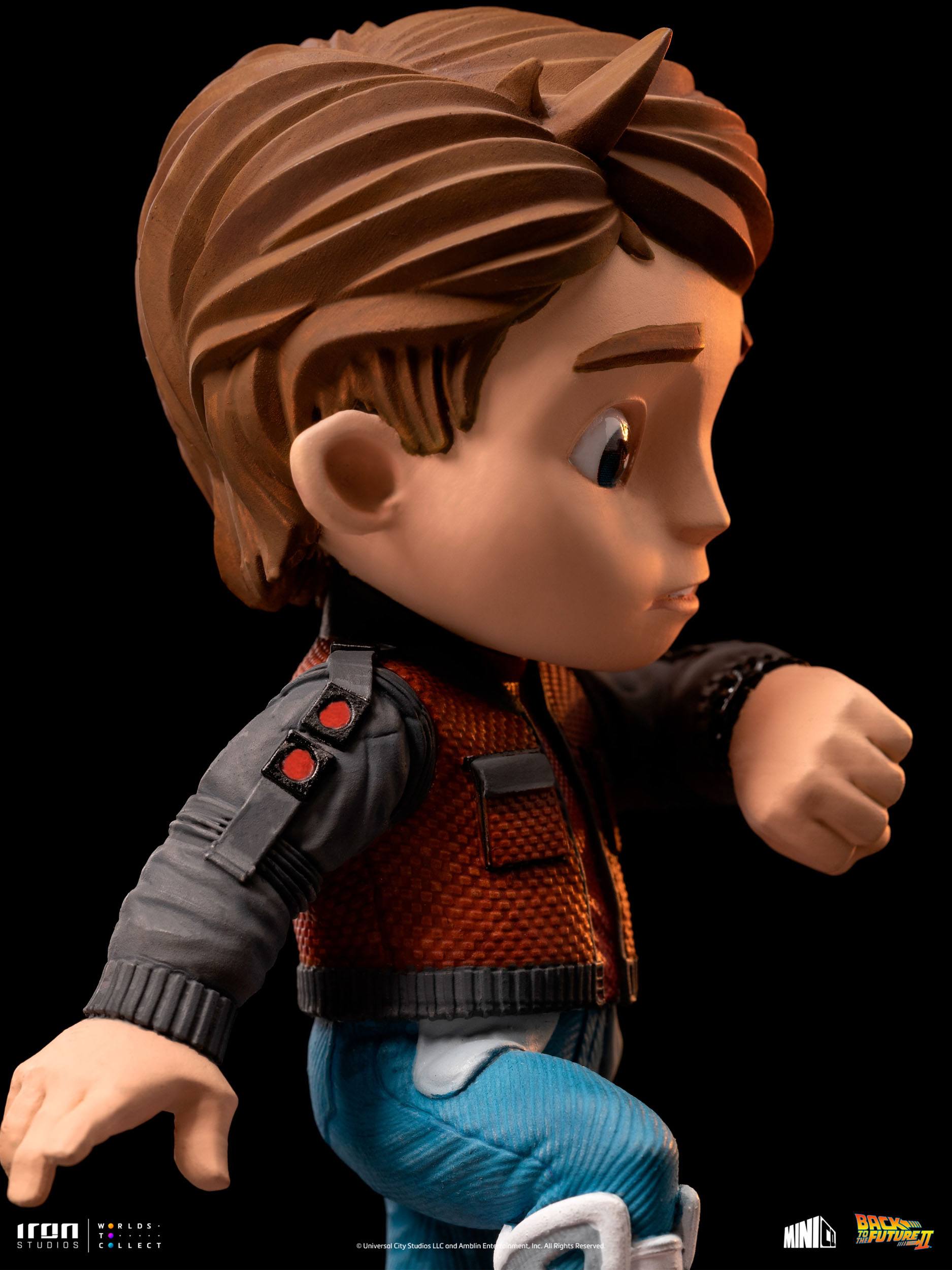 Iron Studios Collectible Back to the Future II Mini Co. PVC Action Figure of Marty McFly