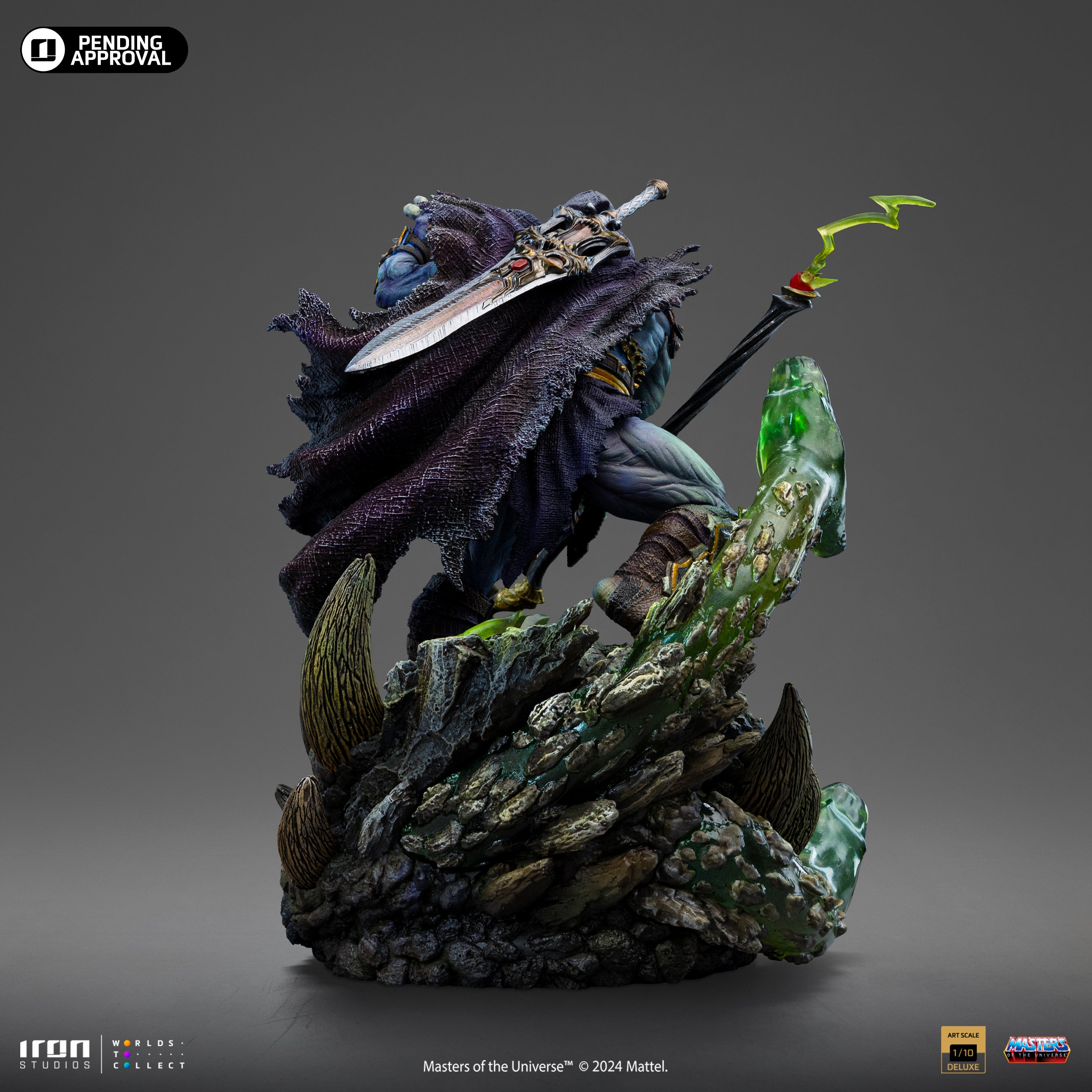 Limited Edition 1/10 Deluxe Art Scale Iron Studios Statue of Skeletor from Masters of the Universe Unleashed