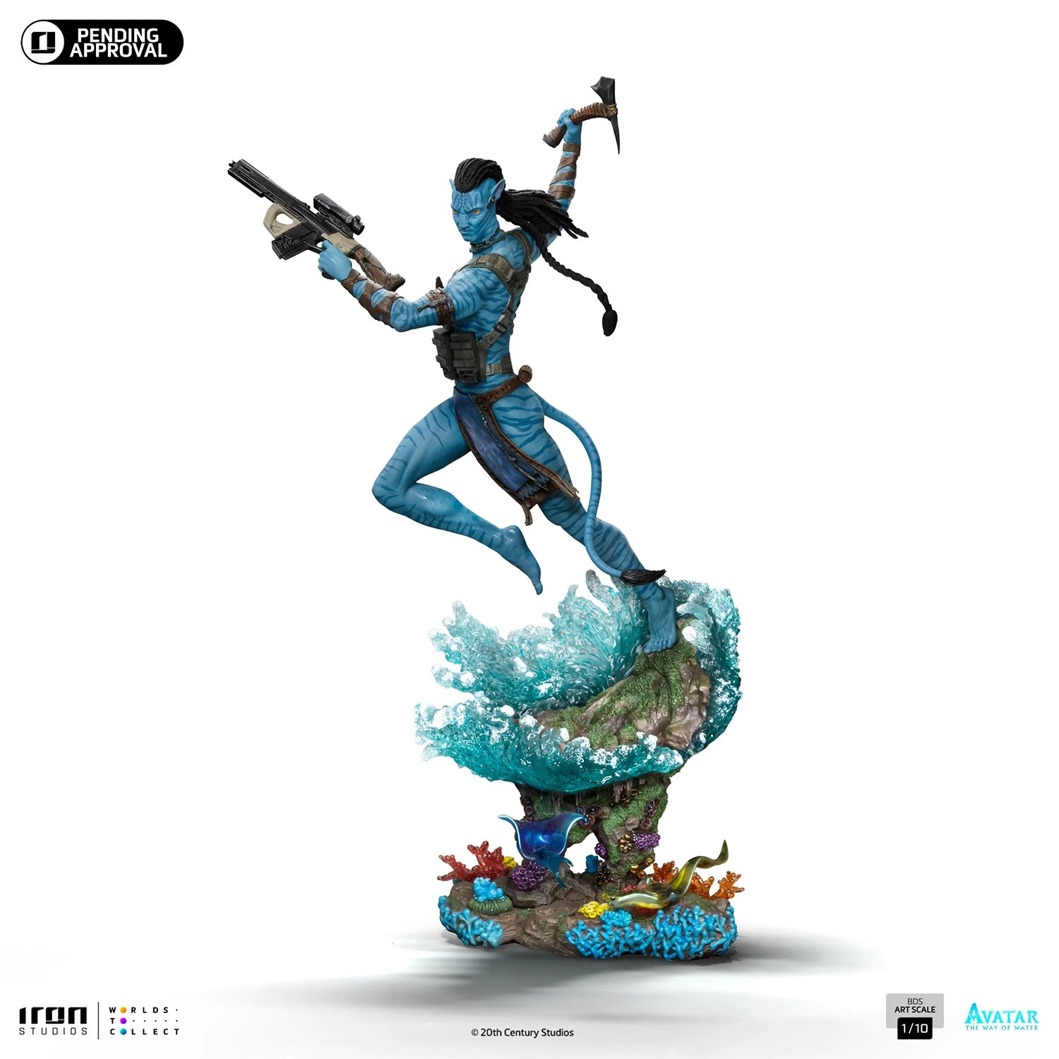 Iron Studios Limited Edition 1/10 Art Scale Avatar The Way of Water Jake Sully Statue