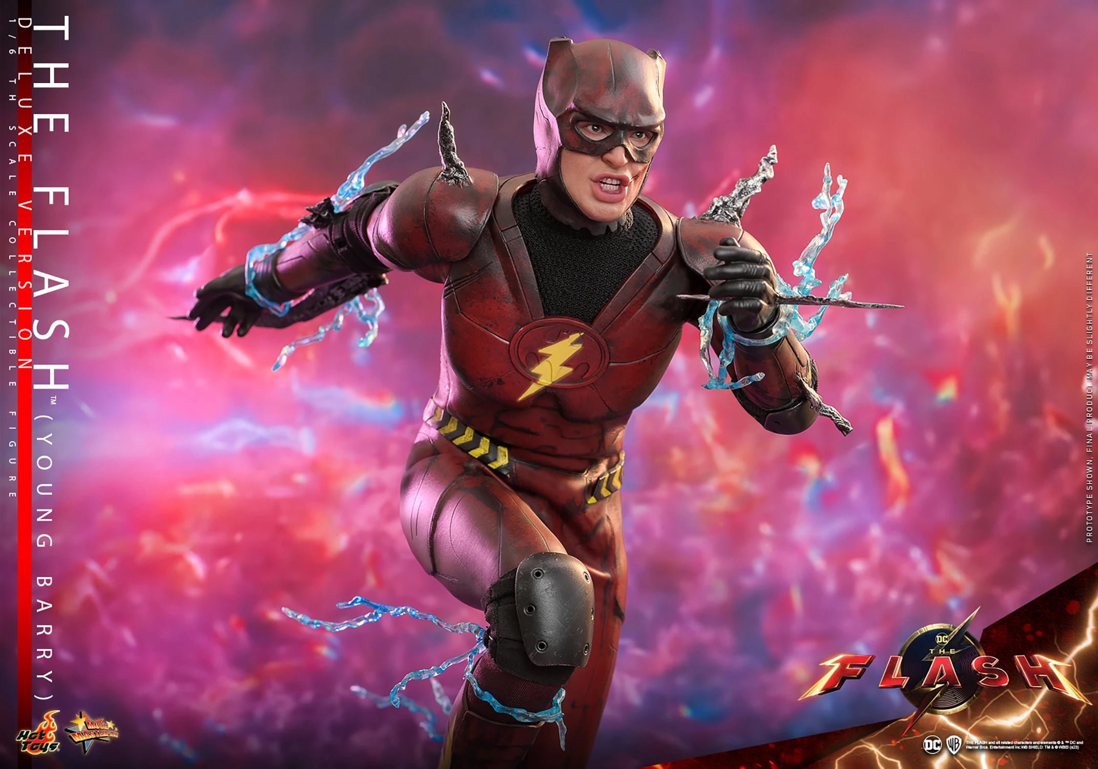 Hot Toys Deluxe 1/6th Scale Collectible Figure of The Flash Movie's Young Barry Allen