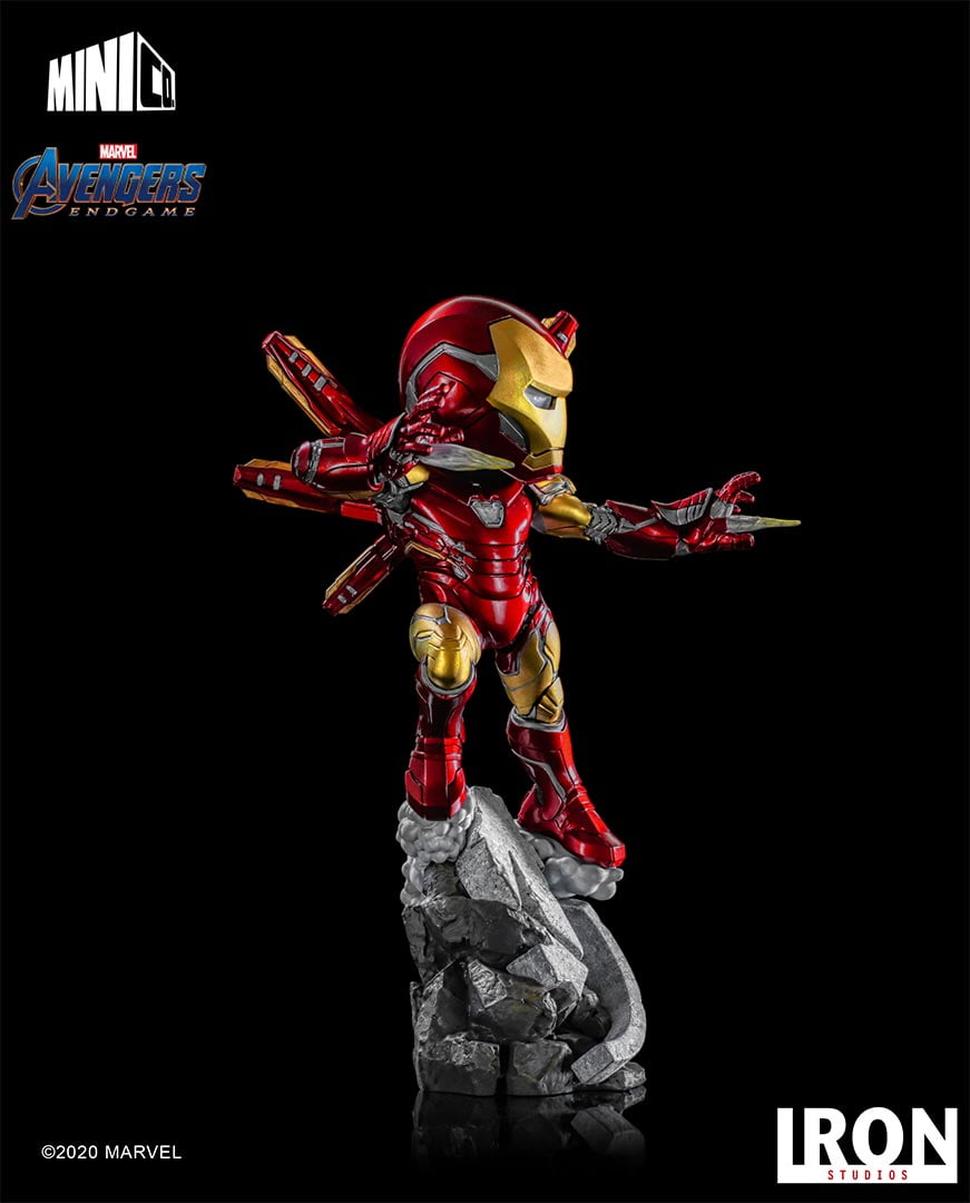 Iron Studios Licensed Marvel Avengers Endgame Mini Co. Collectible Figure of Iron Man