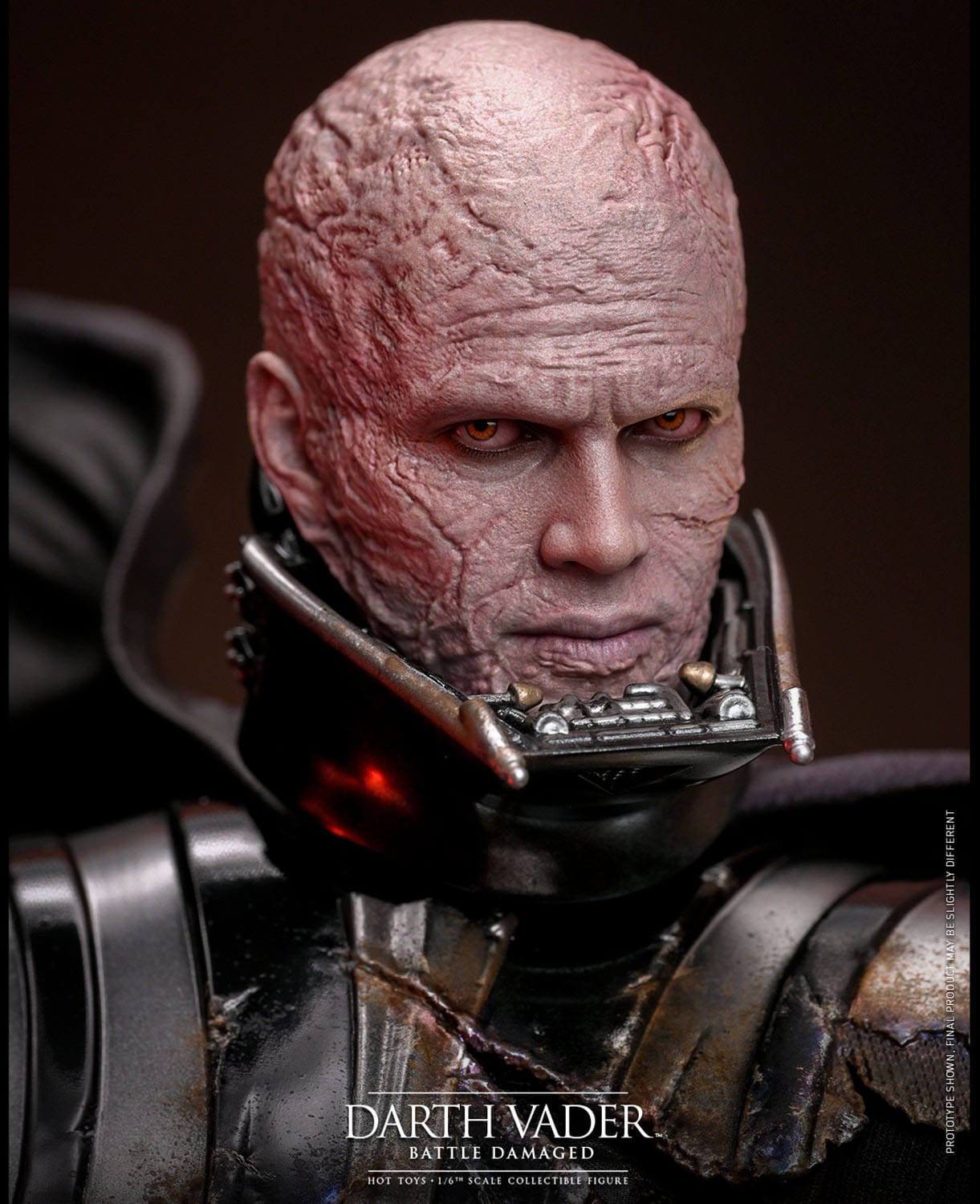 Hot Toys 1/6th Scale Battle-Damaged Star Wars Darth Vader Collectible Figure