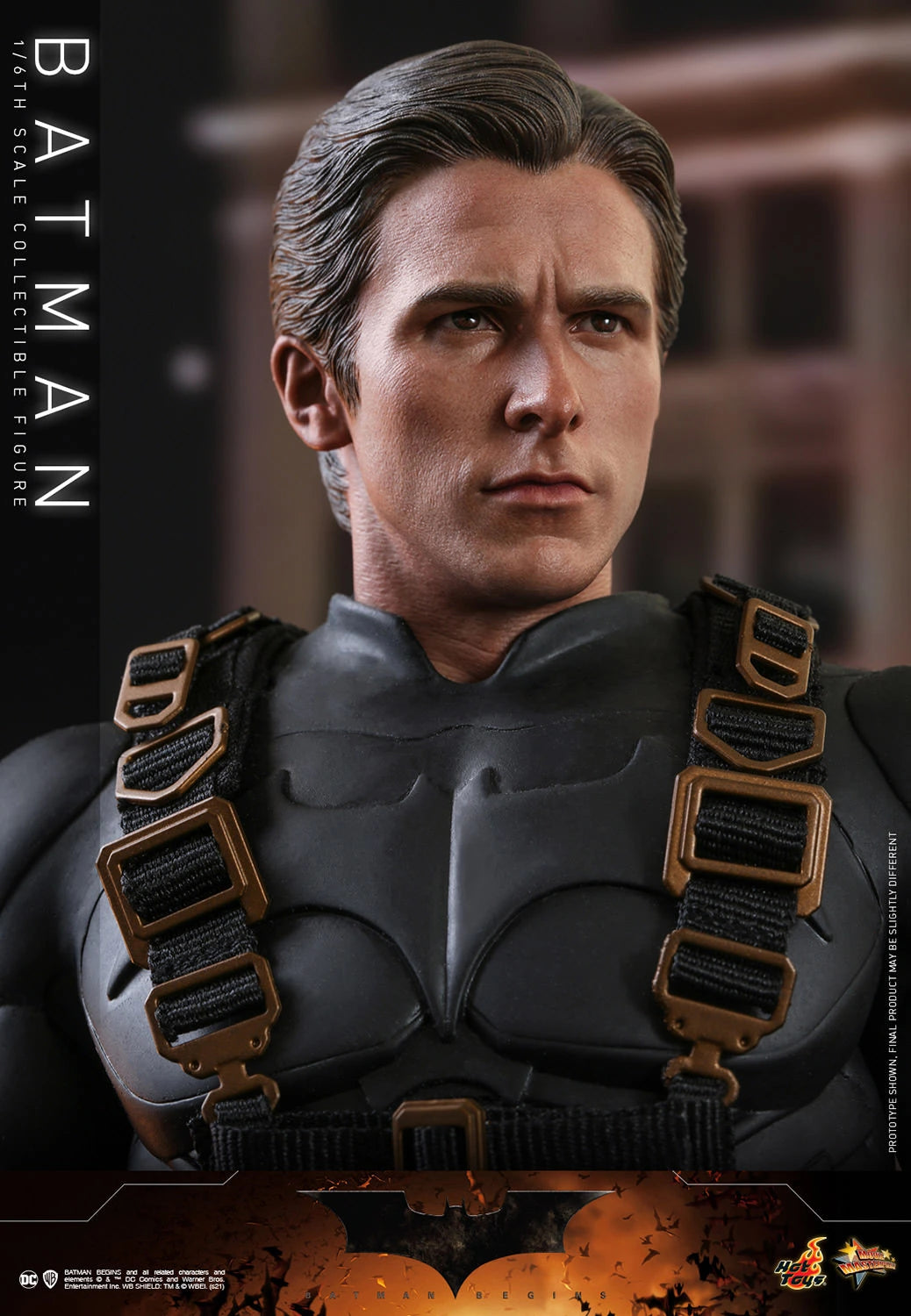 Hot Toys 1/6th Scale Collectible Figure of DC Batman from The Dark Knight and Batman Begins