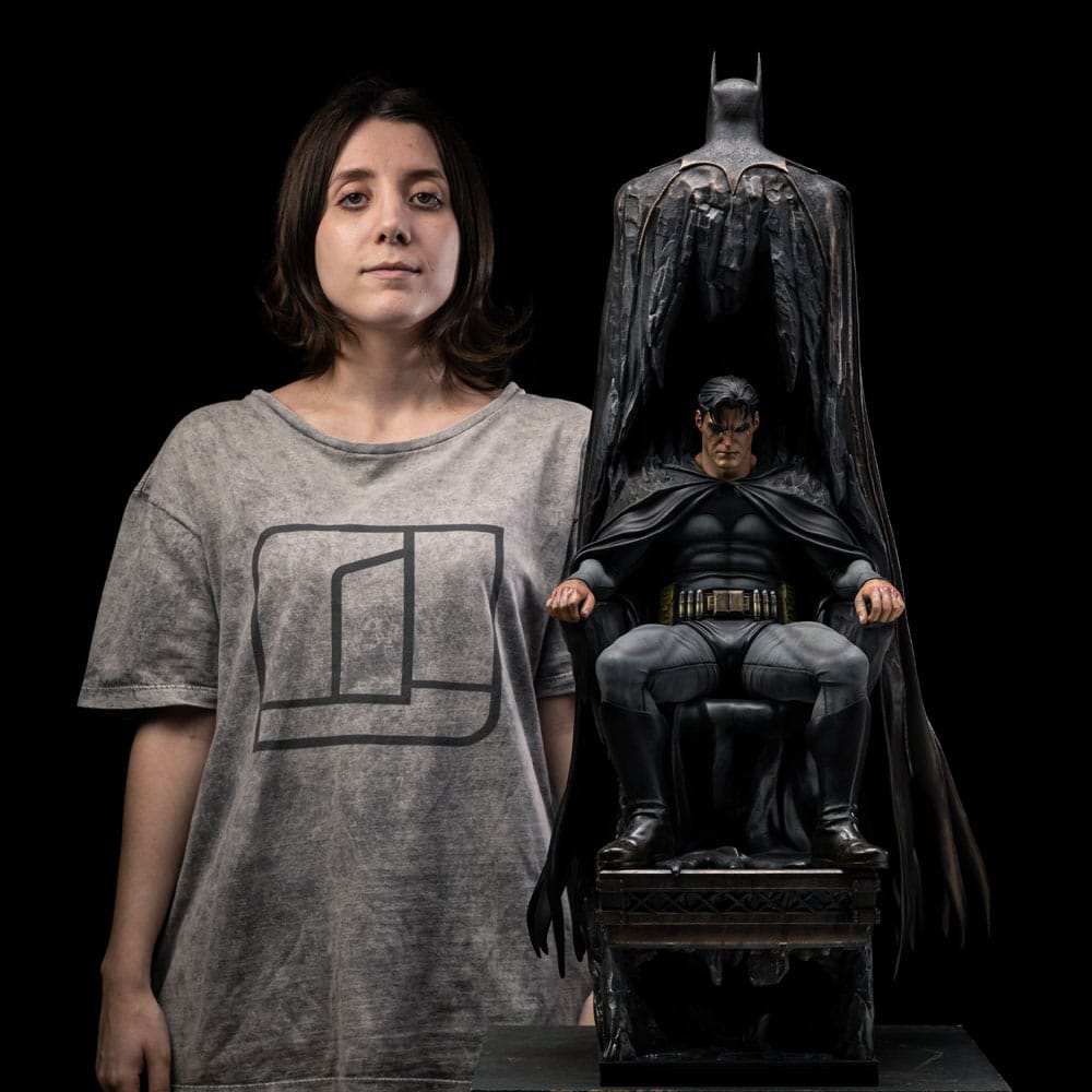 Iron Studios Limited Edition 1/4 Scale Collectible Statue of DC Comics Legacy Replica Batman and Bruce Wayne