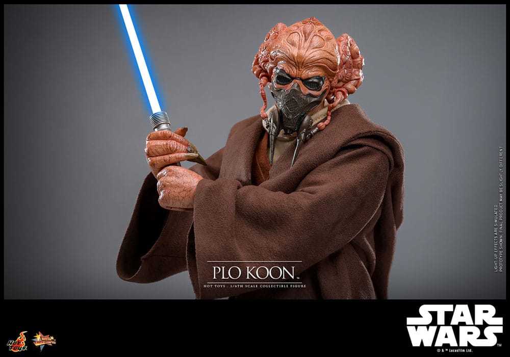 Hot Toys Highly Detailed 1/6th Scale Collectible Figure of Plo Koon from Star Wars: Revenge of the Sith