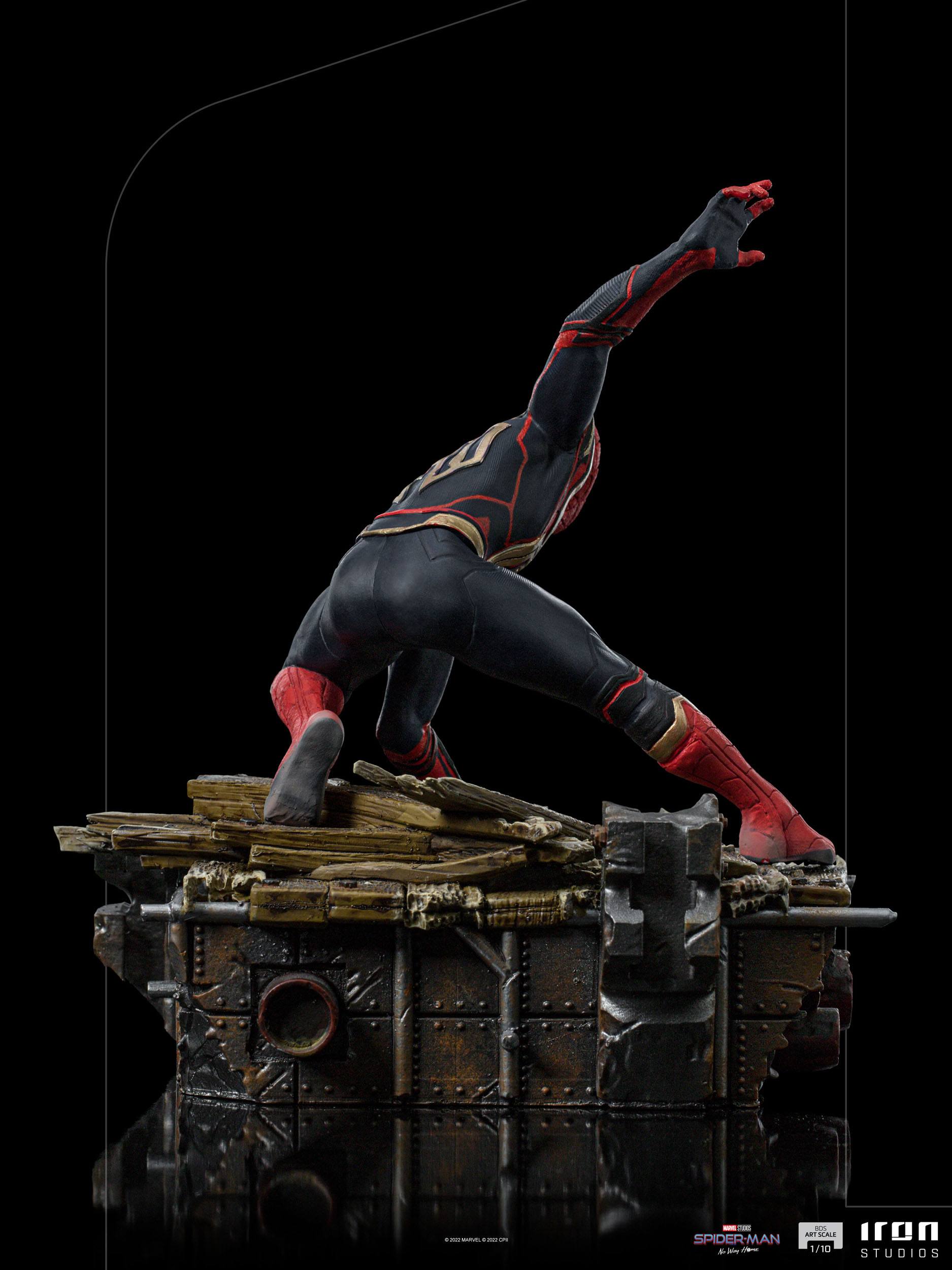 Iron Studios Collectible 1/10 Scale Deluxe Statue of Spider-Man Peter #1 from No Way Home