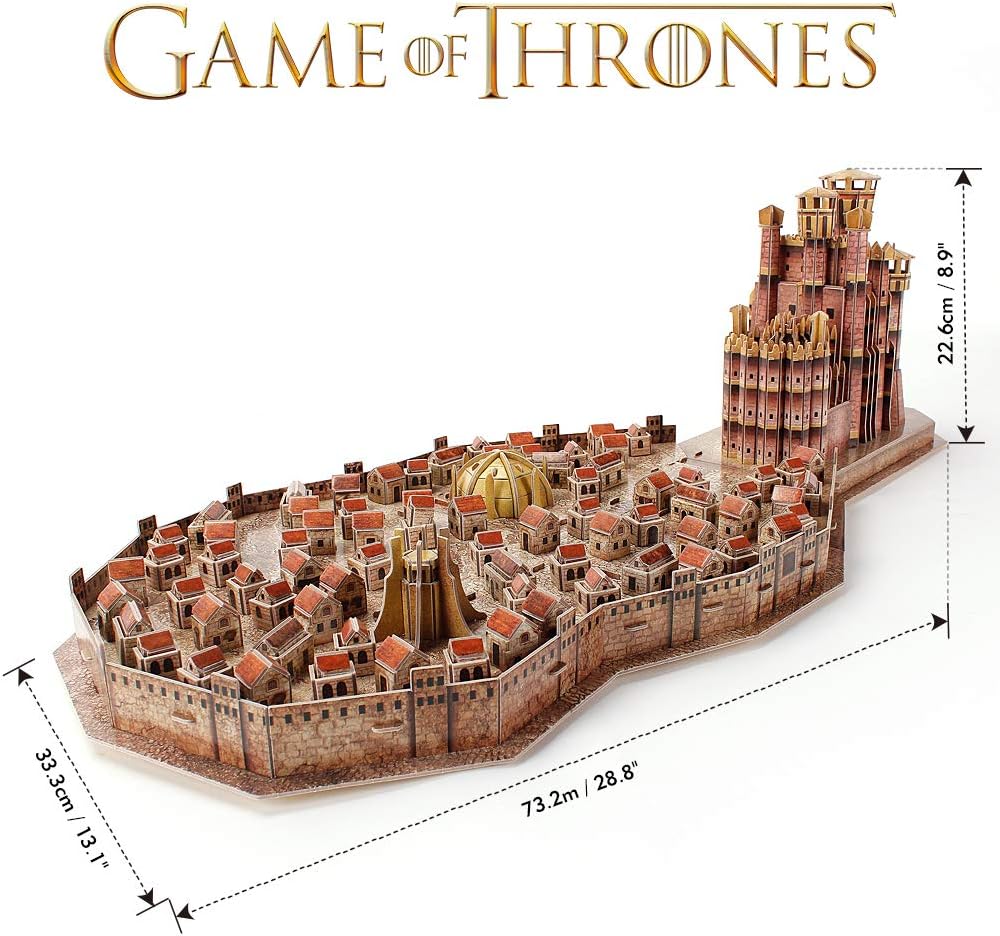 High - Quality 3D Puzzle of King's Landing from House of the Dragon