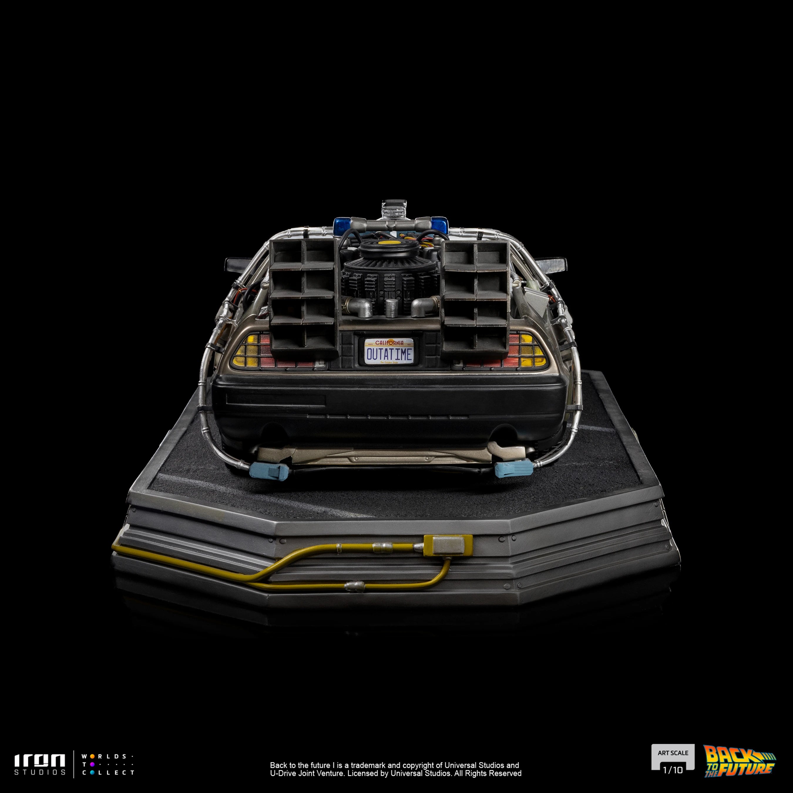 Iron Studios Artistic Limited Edition 1/10 Scale Statue of the Back to the Future DeLorean Time Machine