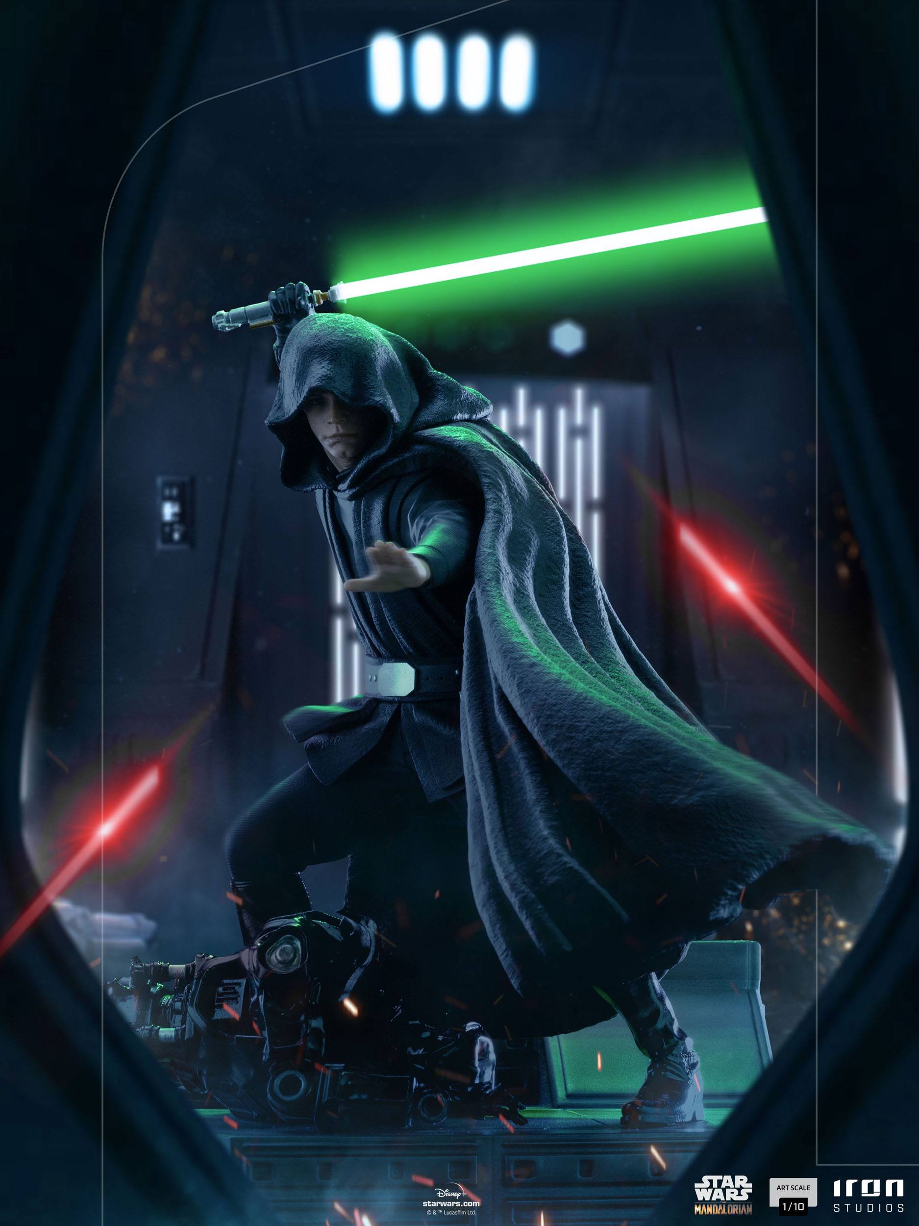 Iron Studios 1/10 Art Scale Luke Skywalker Combat Statue from The Mandalorian
