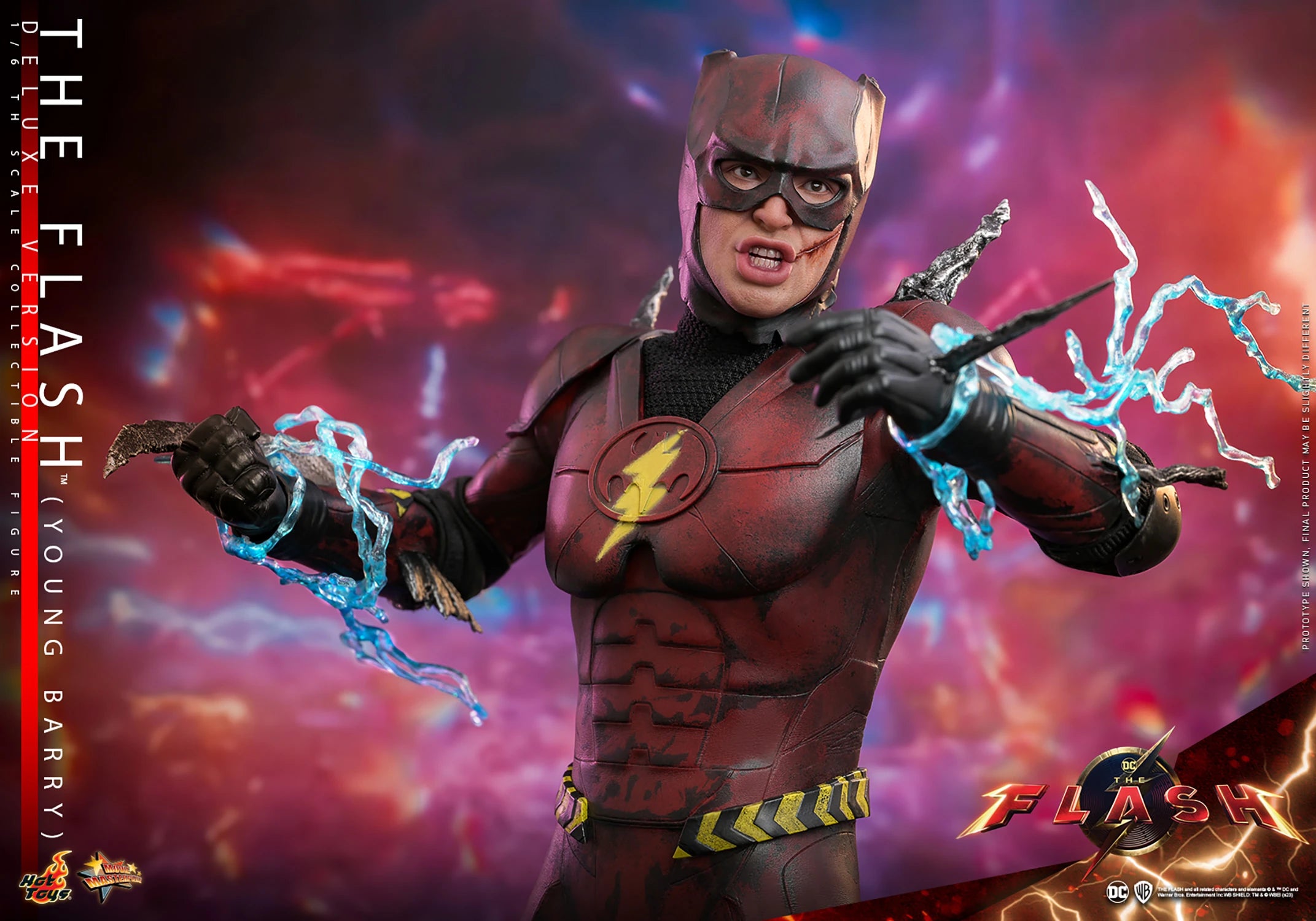 Hot Toys Deluxe 1/6th Scale Collectible Figure of The Flash Movie's Young Barry Allen