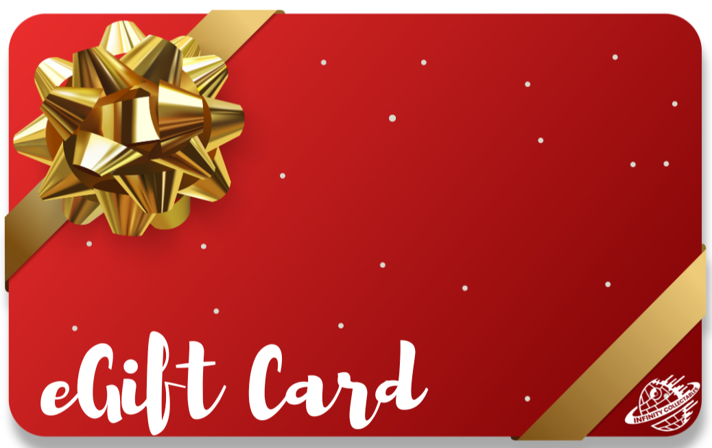 Infinity Collectables Electronic Gift Card for Fans of Licensed Toys and Collectibles