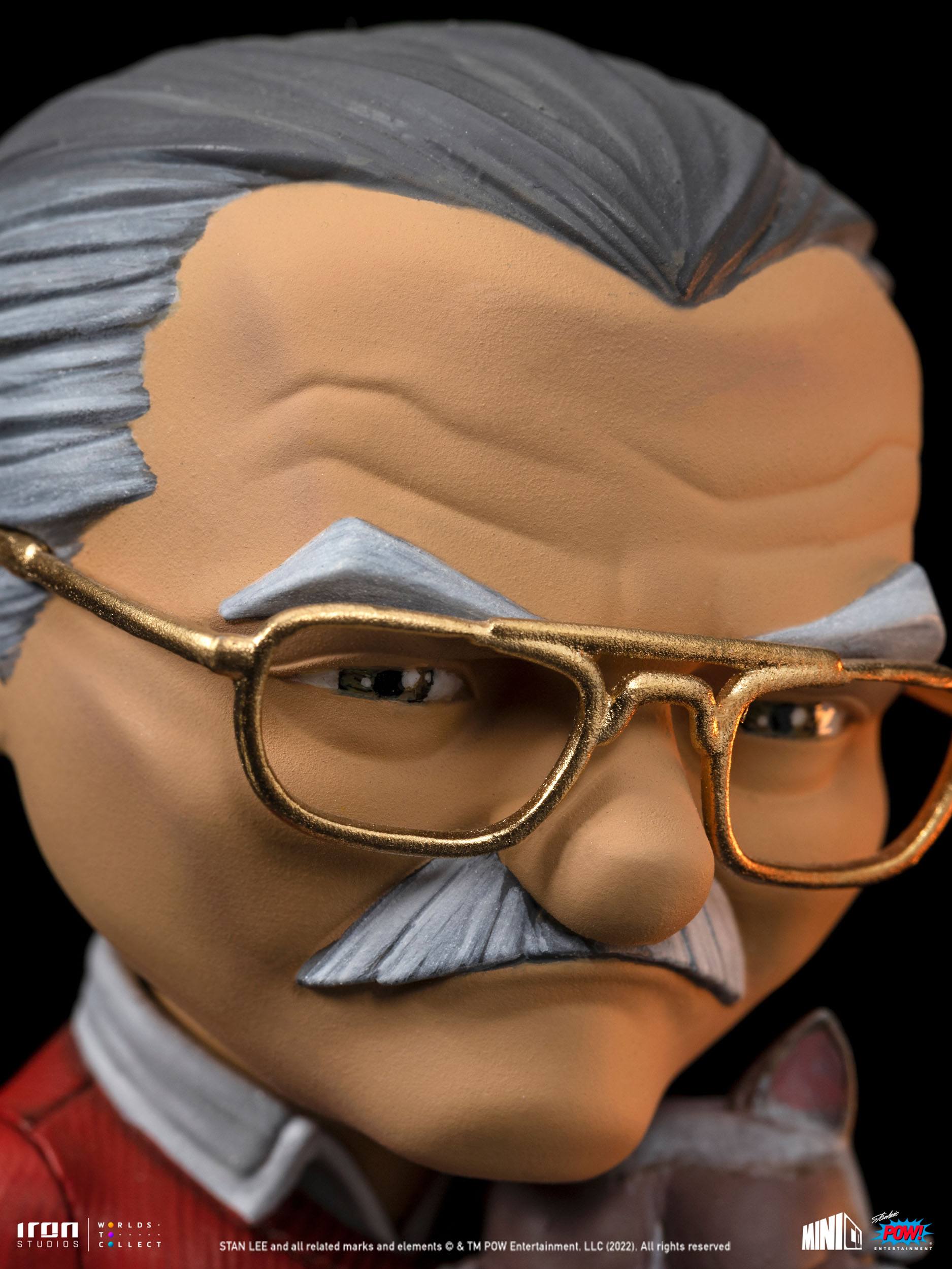 Iron Studios POW! Entertainment MiniCo Collectible Statue Featuring Stan Lee with Grumpy Cat