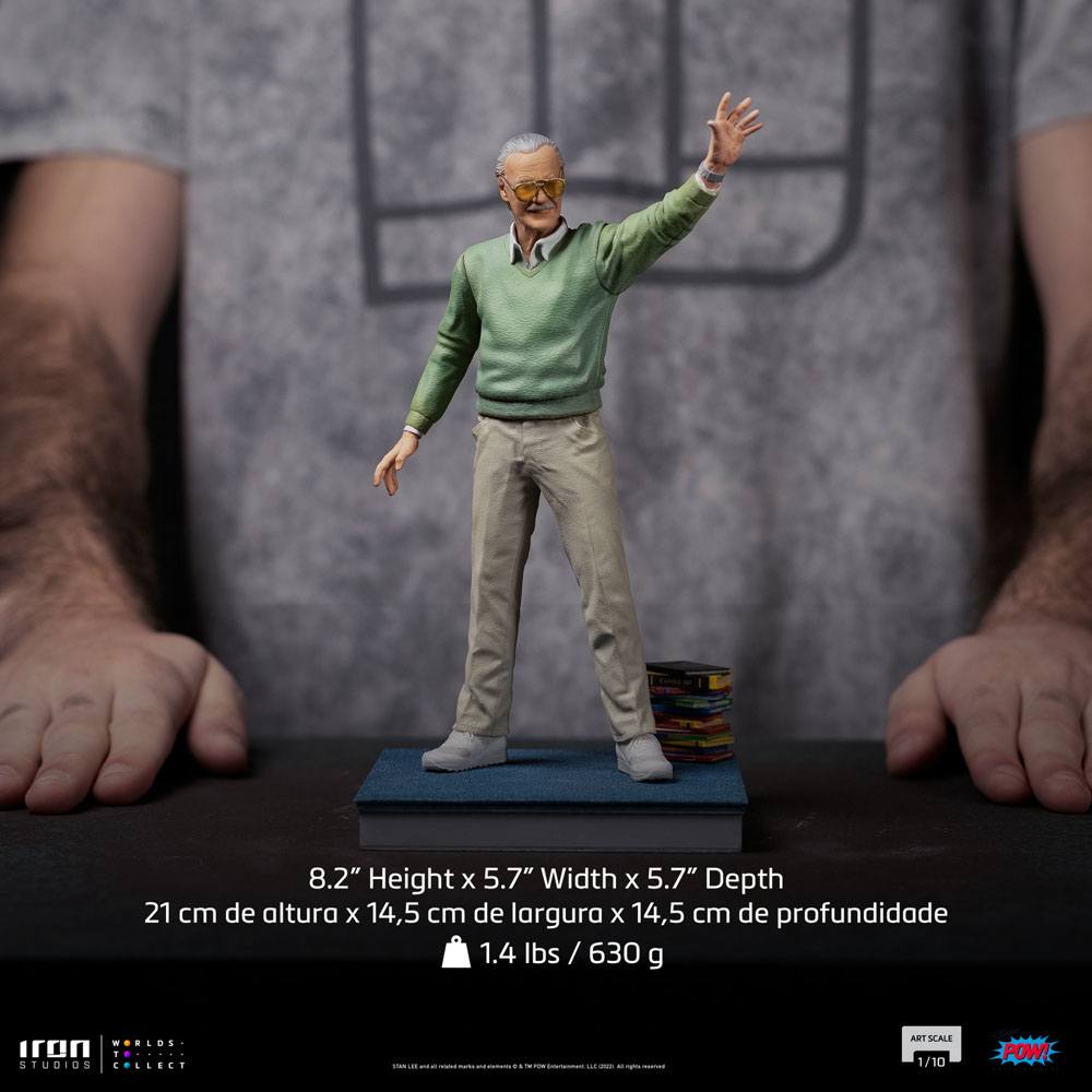 Iron Studios Marvel Collectible 1/10 Art Scale Statue of Stan Lee in His Legendary Years