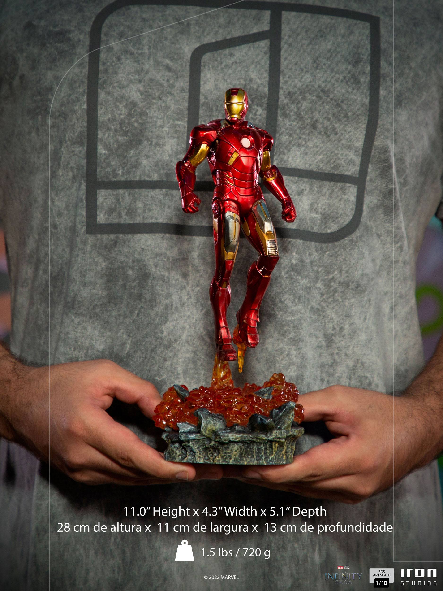 Iron Studios 1/10 BDS Art Scale Iron Man Figure from NY Battle in Infinity Saga