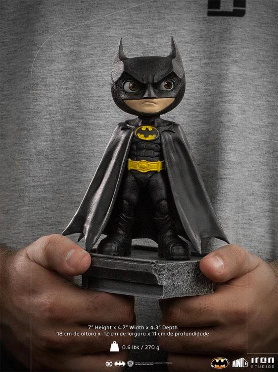 Iron Studios Hand - Painted 7 - Inch MiniCo Batman Figure from 1989 Film