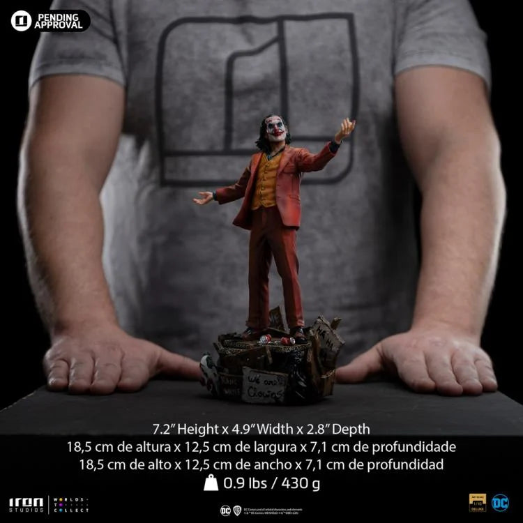 Iron Studios 1/10 Art Scale Limited Edition DC Joker Arthur Fleck Statue
