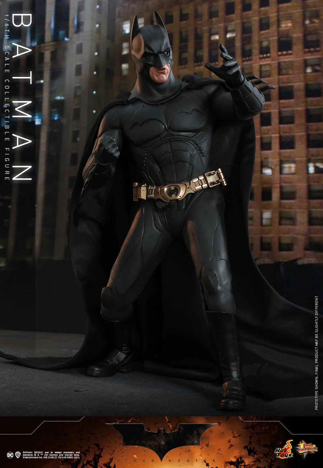 Hot Toys 1/6th Scale Collectible Figure of DC Batman from The Dark Knight and Batman Begins