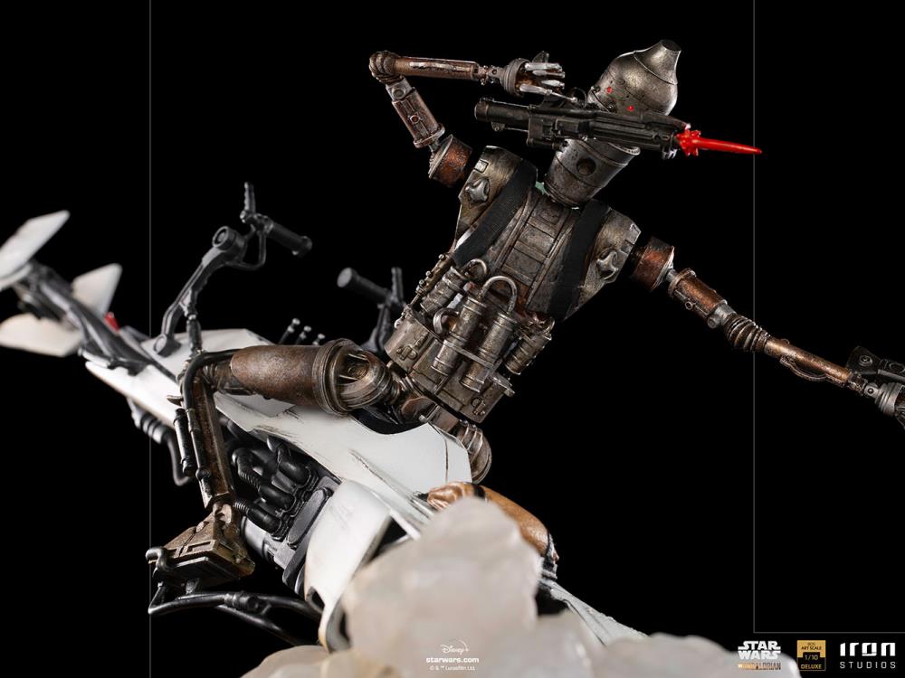 Iron Studios 1/10 Deluxe Limited Edition Statue of IG-11 and The Child from The Mandalorian