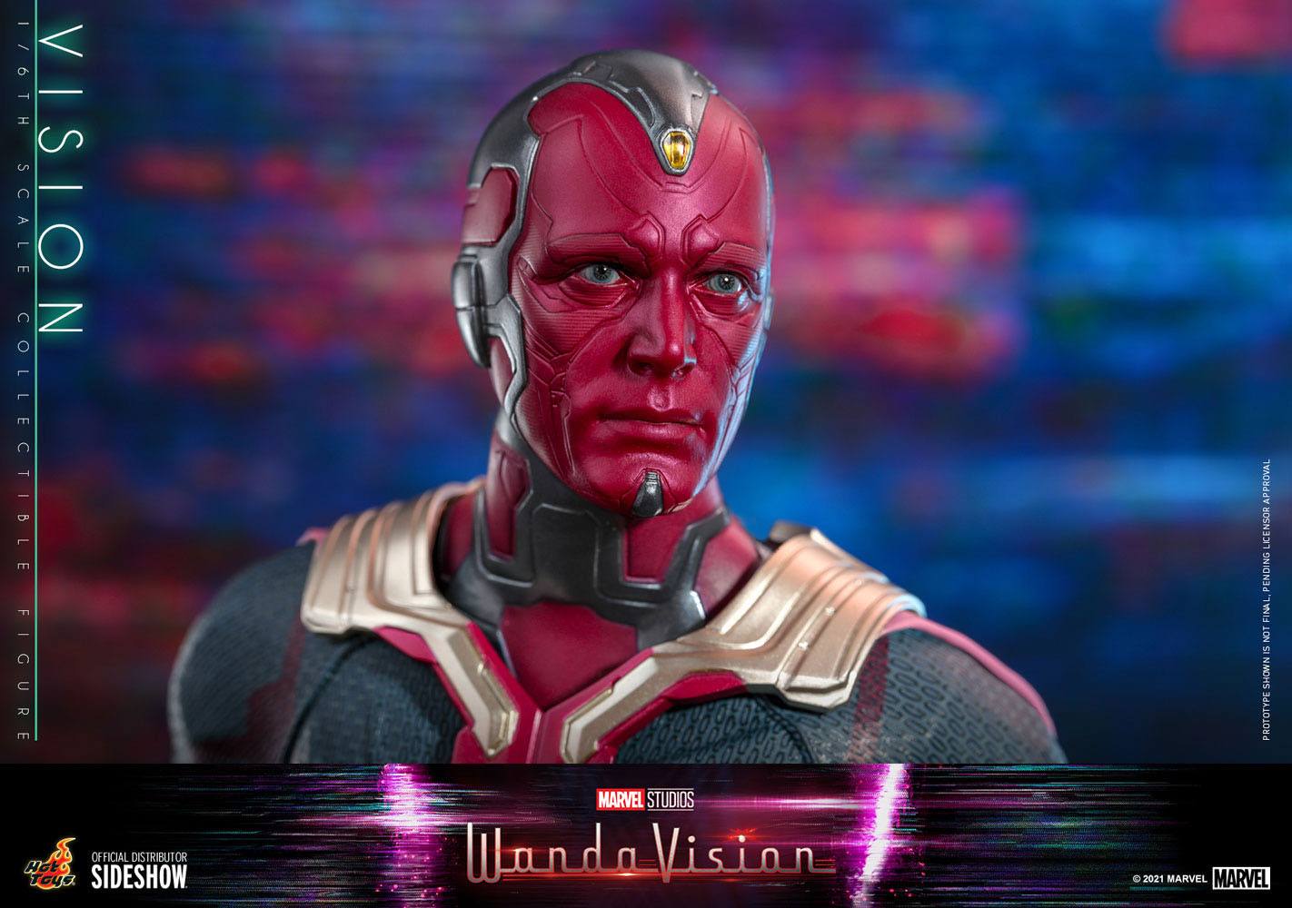 Hot Toys 1/6 Scale Marvel WandaVision Vision Collectible Figure