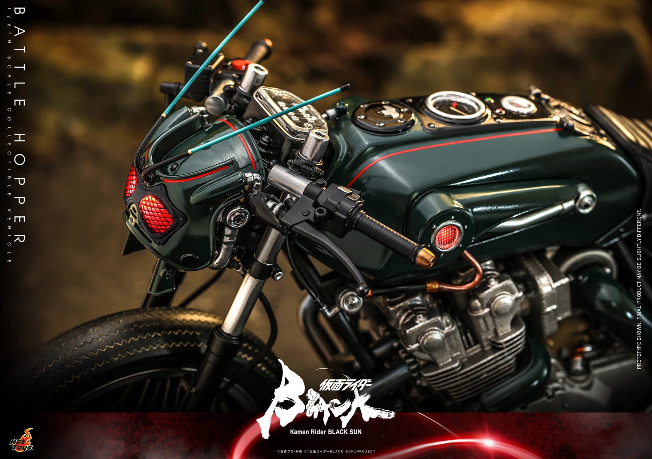 Hot Toys 1/6th Scale Collectible Kamen Rider Black Sun Battle Hopper Model Vehicle