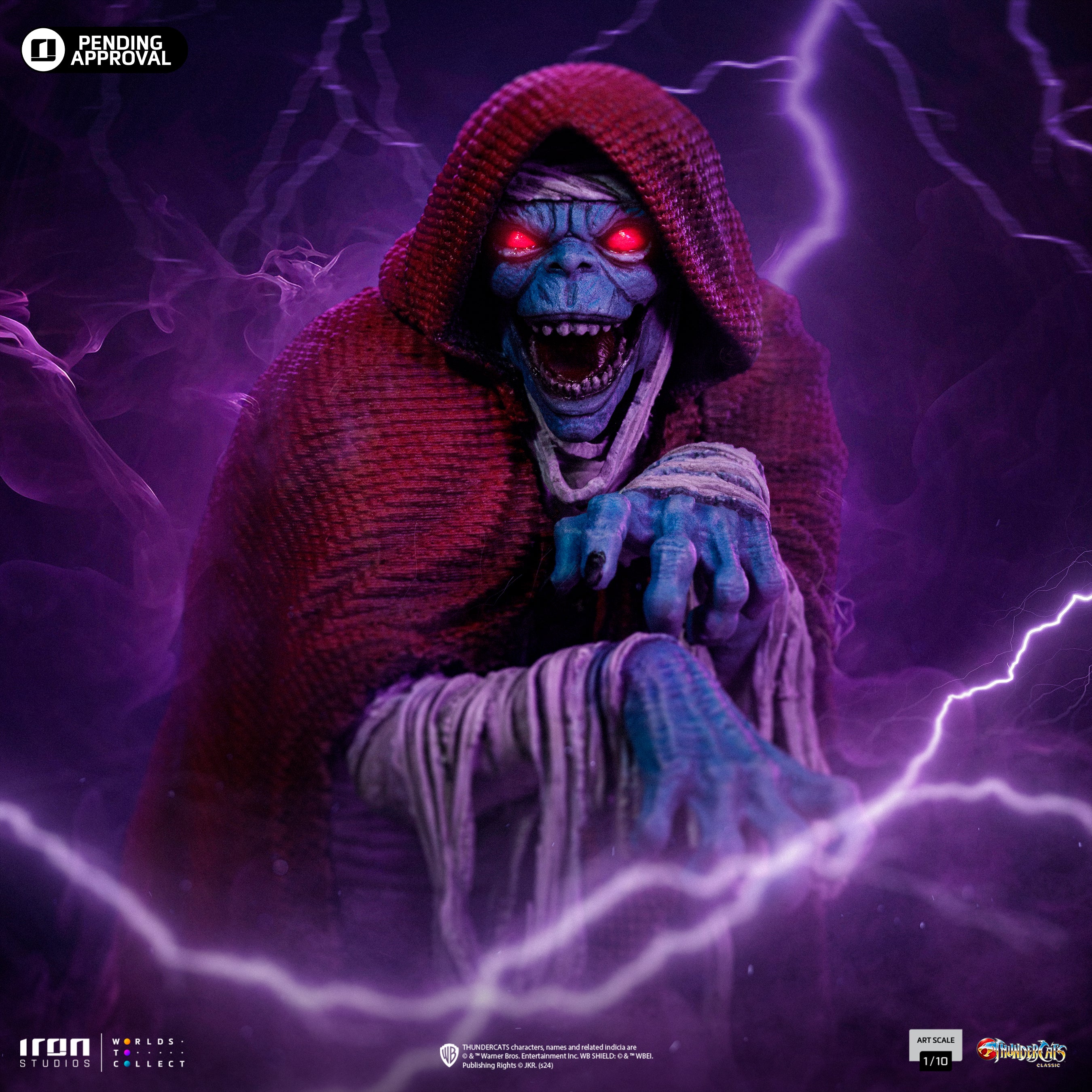 Limited Edition 1/10 Art Scale Iron Studios Statue of ThunderCats' Mumm-Ra in Decayed Form