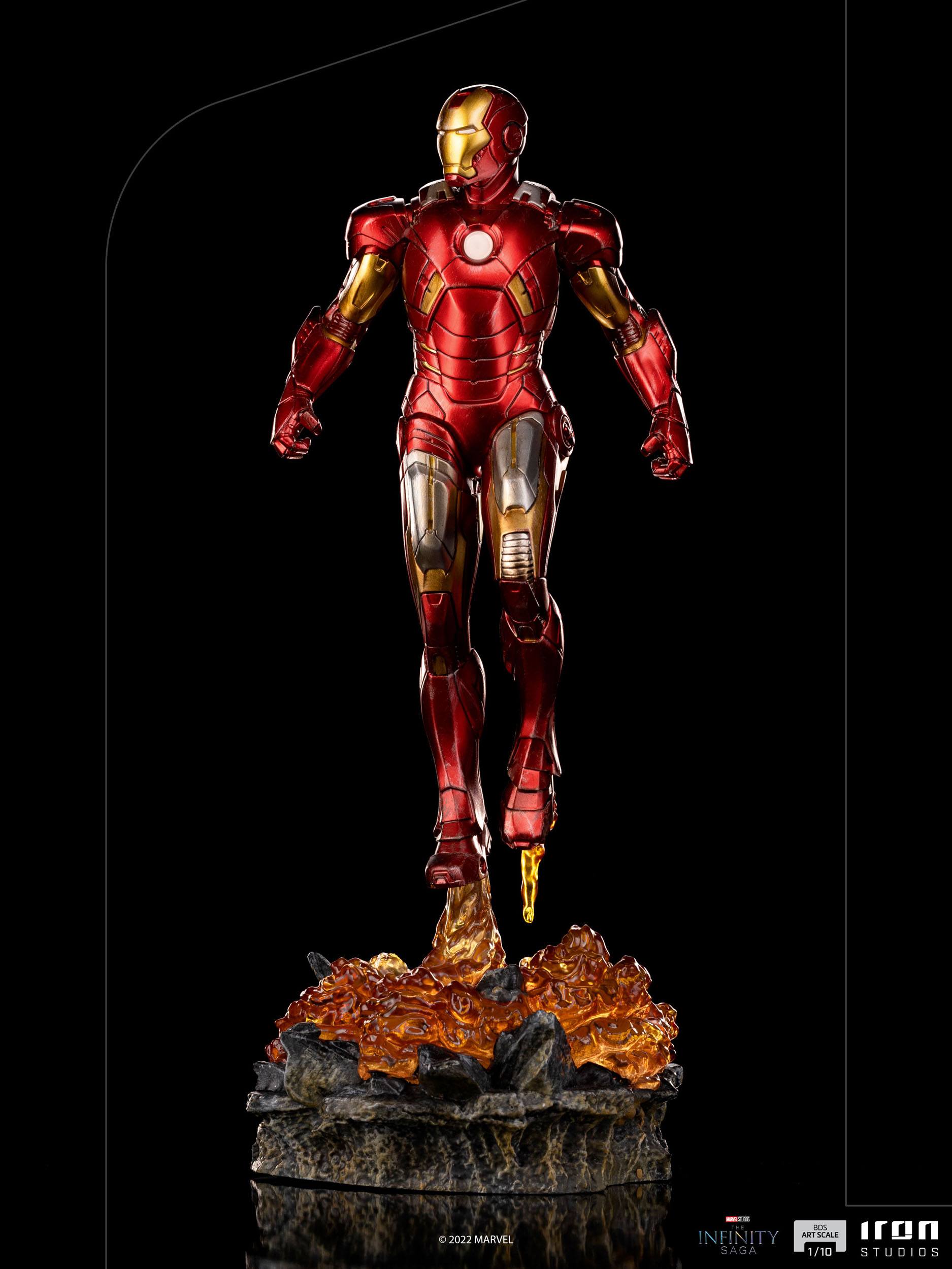 Iron Studios 1/10 BDS Art Scale Iron Man Figure from NY Battle in Infinity Saga