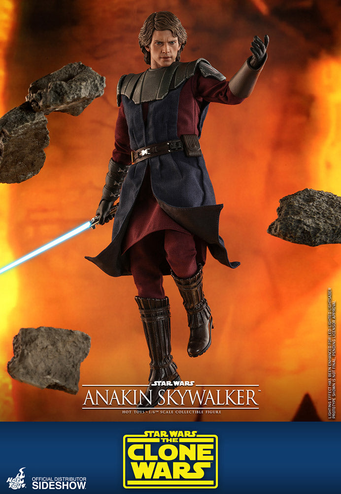 Hot Toys 1/6 Scale Star Wars The Clone Wars Anakin Skywalker Action Figure
