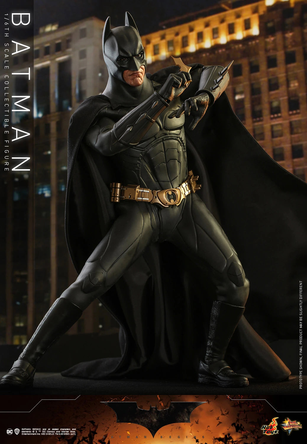 Hot Toys 1/6th Scale Collectible Figure of DC Batman from The Dark Knight and Batman Begins