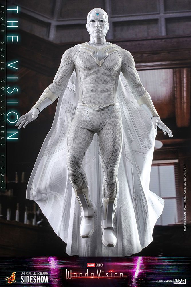 Hot Toys 1/6 Scale WandaVision Action Figure - All - White The Vision